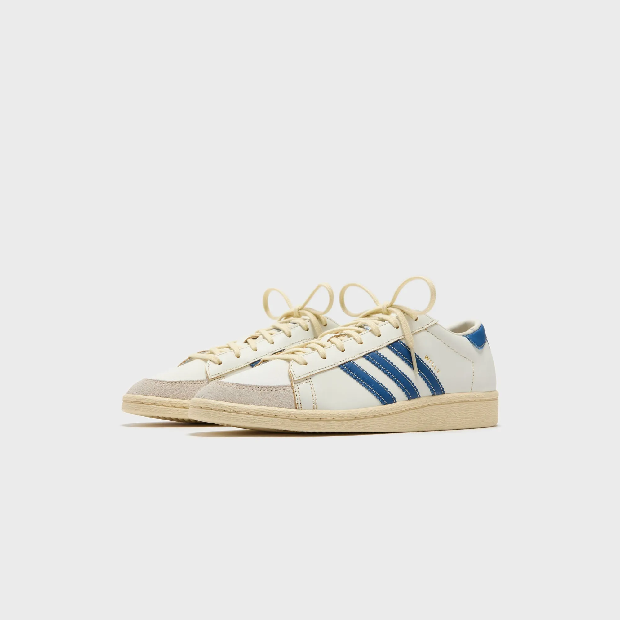 Slip-On Flexible Feature Style Hidden Logo Adidas X Willy Chavarria Jabbar Dress Shoe - Off White / Dark Marine