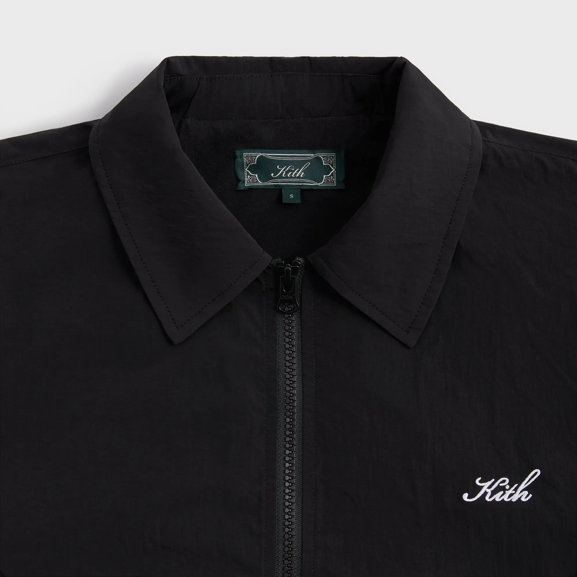Weatherproof Kith Wrinkle Nylon Jonas Coaches Jacket - Black