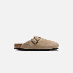 Birkenstock Boston Shearling Suede - Taupe / Sandcastle Two-Tone
