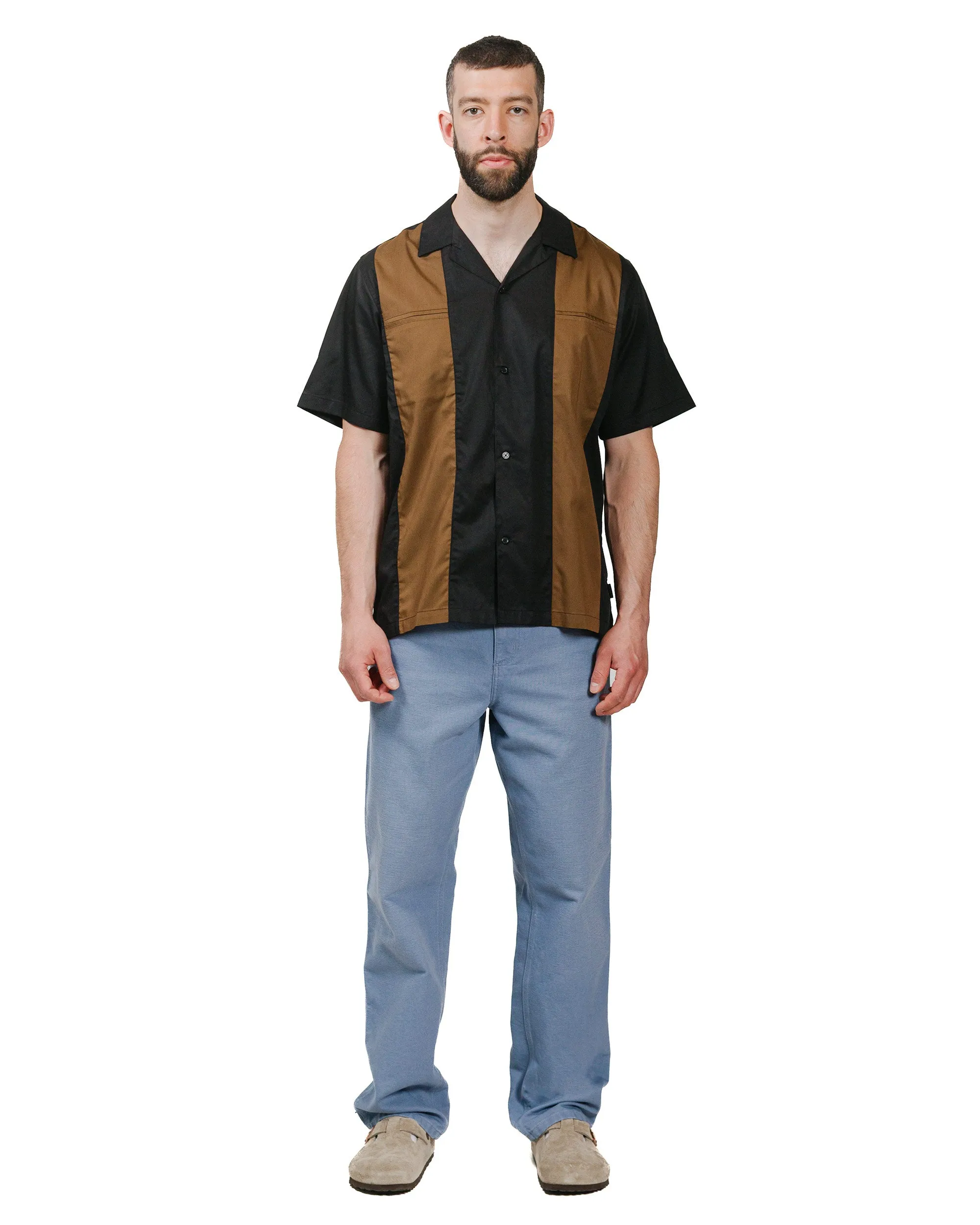 Carhartt W.I.P. Single Knee Pant Bay Blue Aged Canvas Comfortable Spot Jet Lion