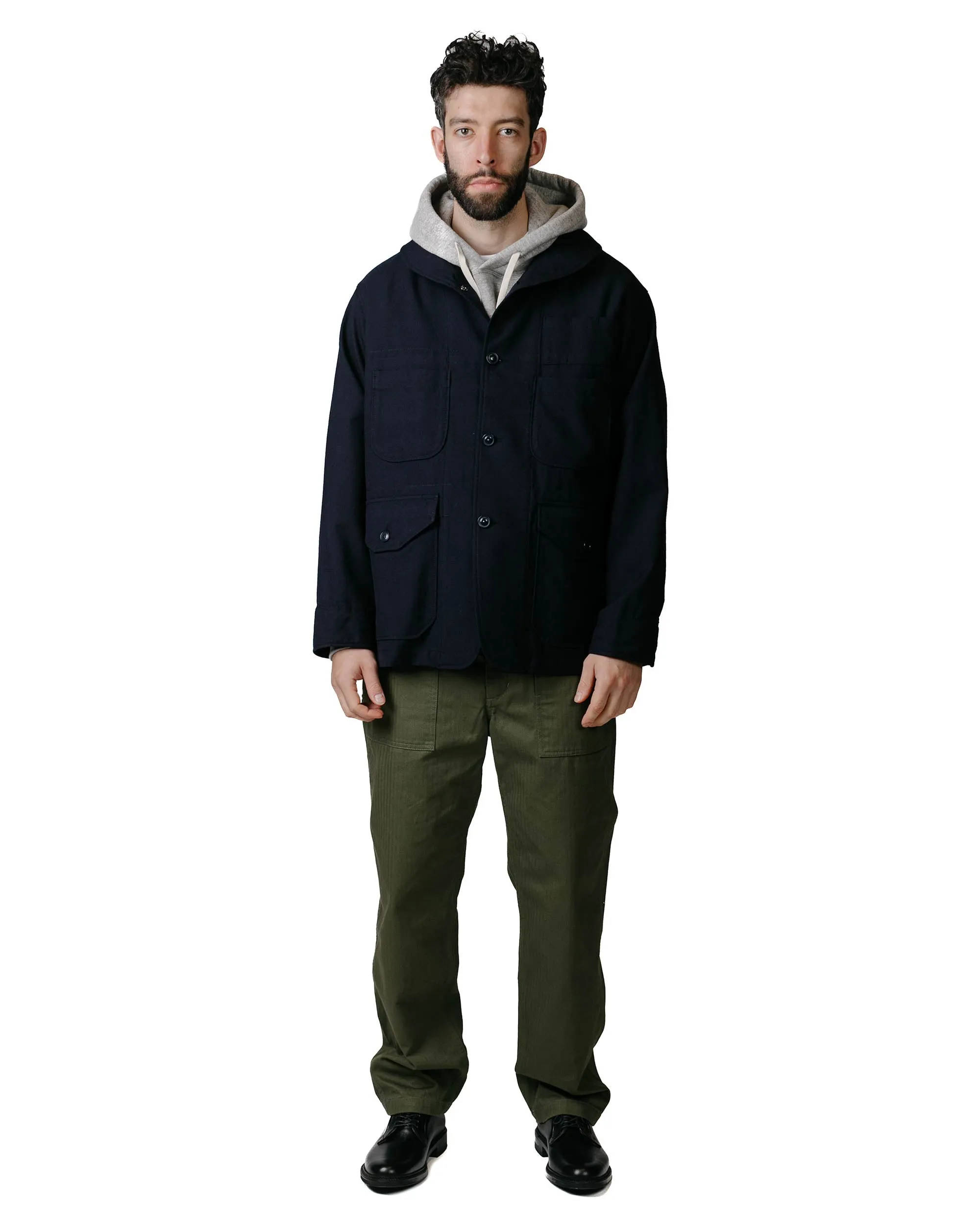 Anti-Bacterial Property Engineered Garments Fatigue Pant Olive Cotton Herringbone Twill