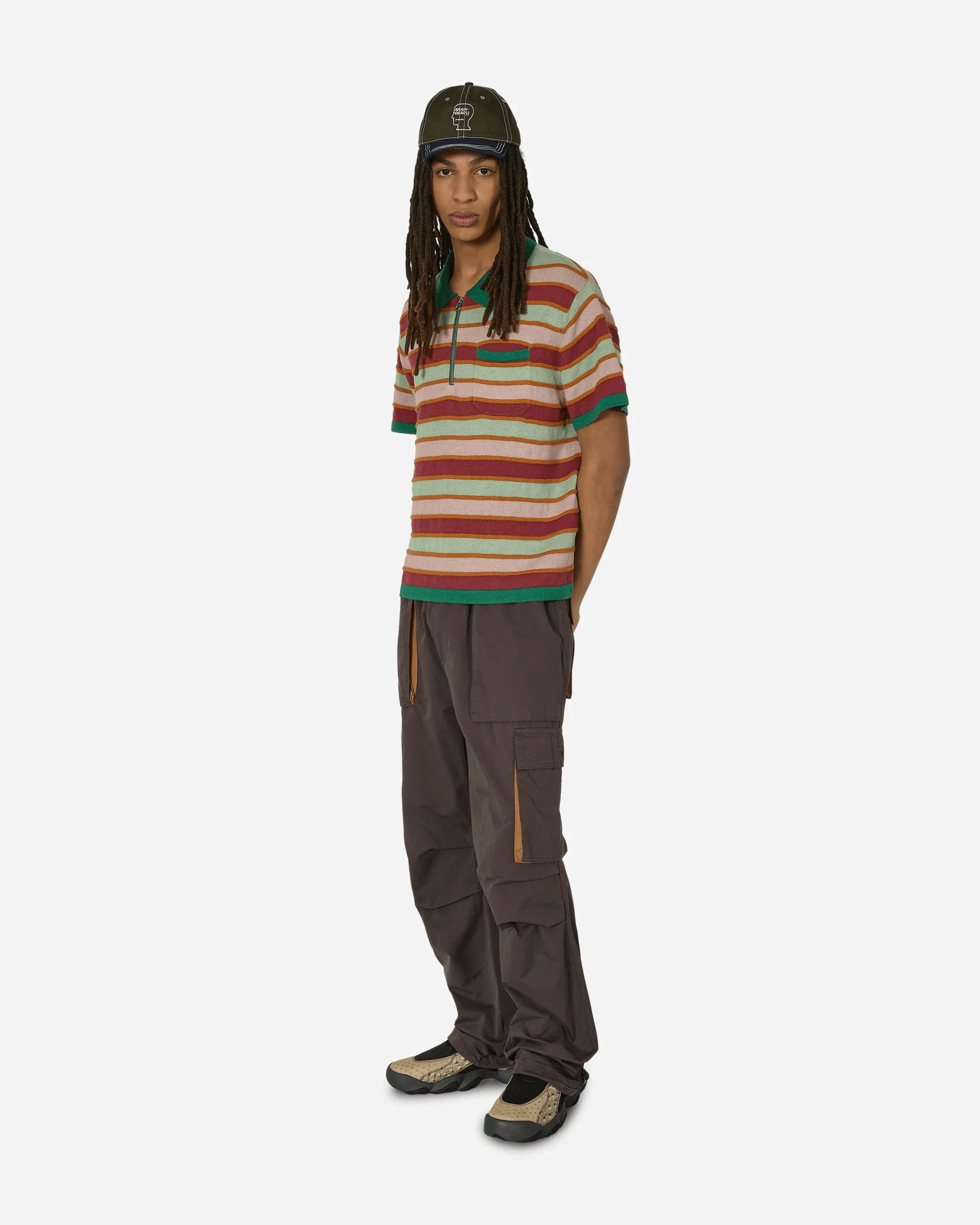 Sleep Design Comfortable Elastic Homogeneous Adjustable Skate Pants Brown