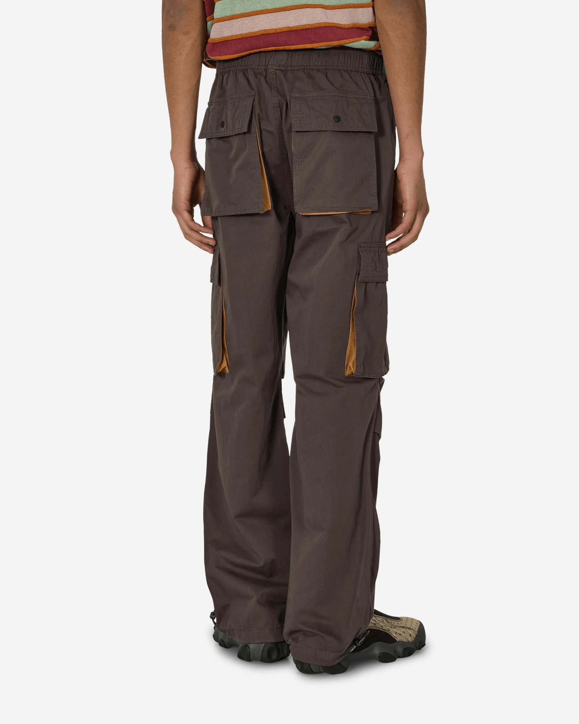 Adjustable Skate Pants Brown Soft Texture Tennis Skirt