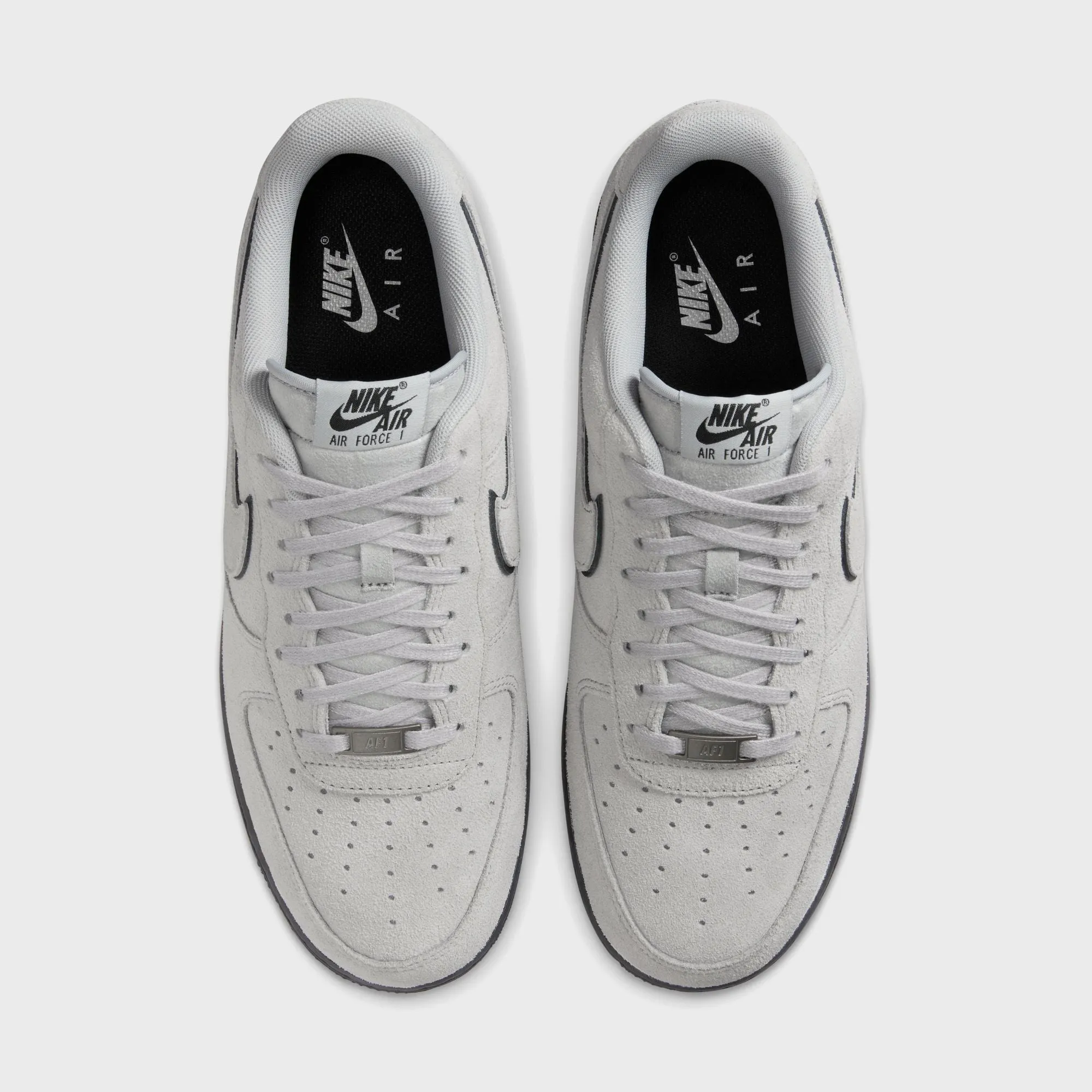 Nike Air Force 1 '07 Lv8 - Light Smoke Grey / Light Smoke Grey / Black Sandal Look Comfort Reorganize
