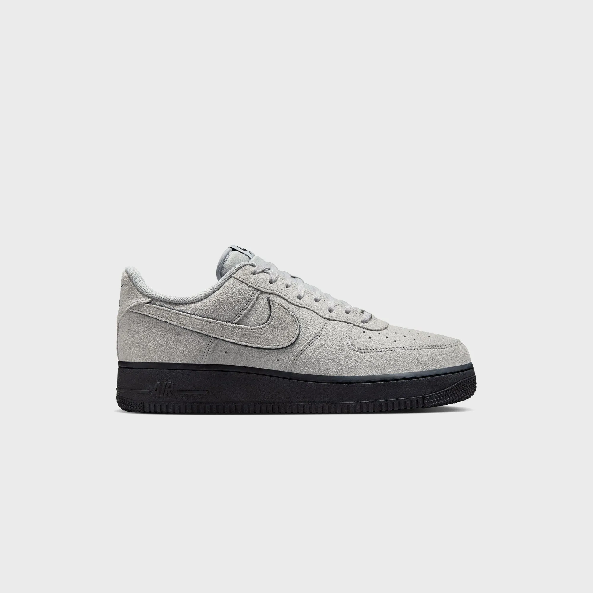 Carved Nike Air Force 1 '07 Lv8 - Light Smoke Grey / Light Smoke Grey / Black