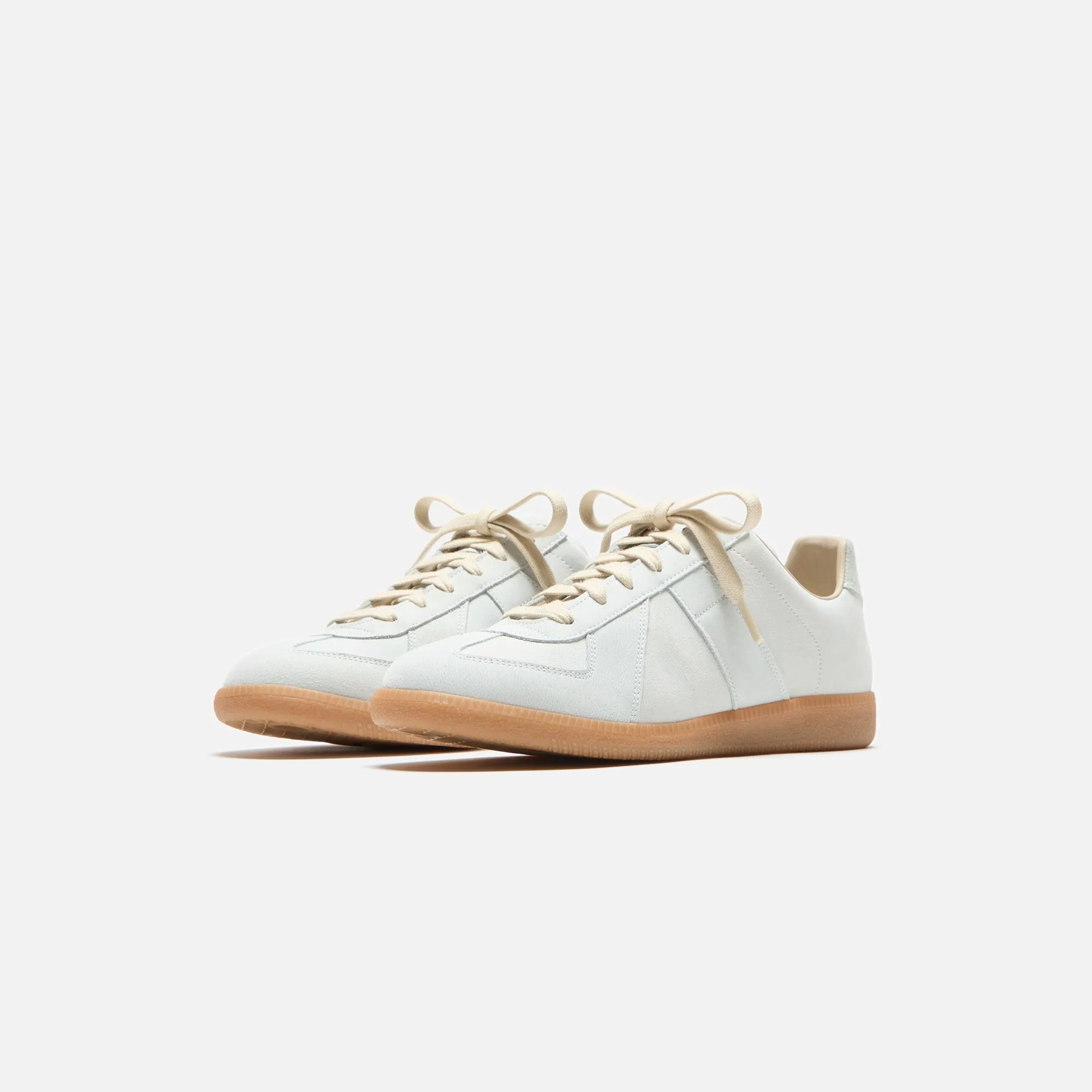 Lightweight Body Marbleized Maison Margiela Replica Sneakers - Silver Birch