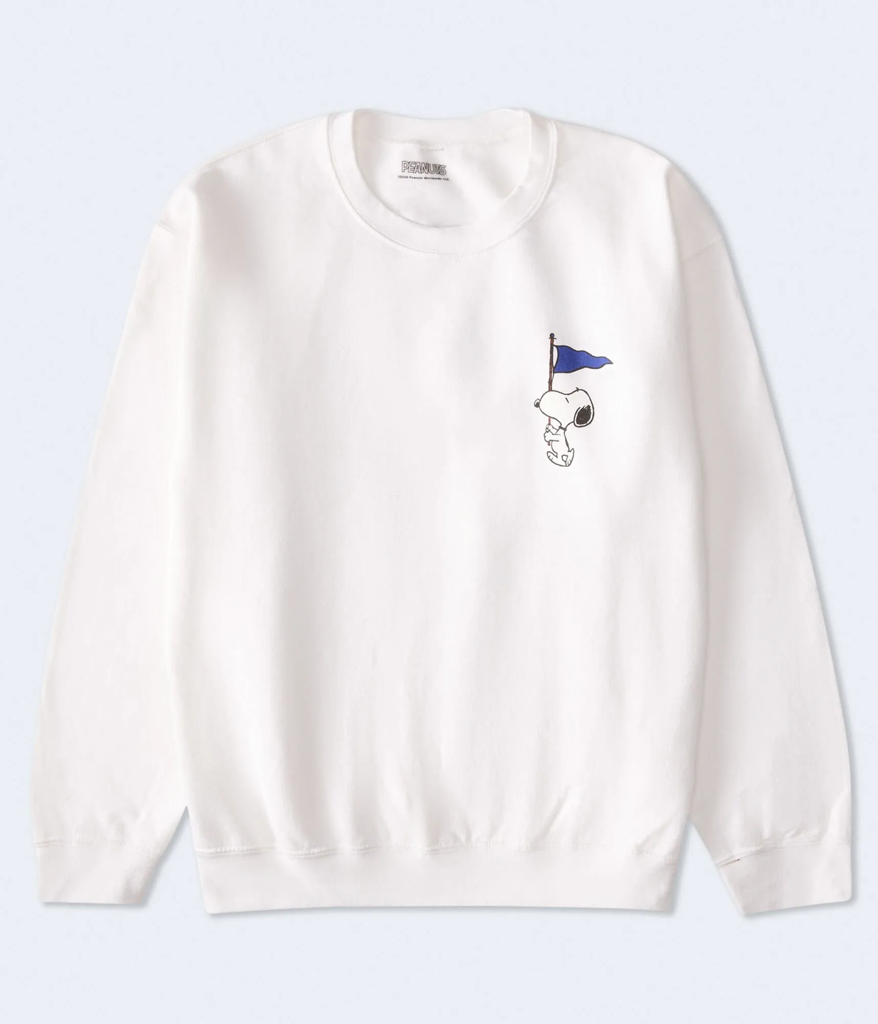 Sweat à capuche Aeropostale avec motif Snoopy et drapeau