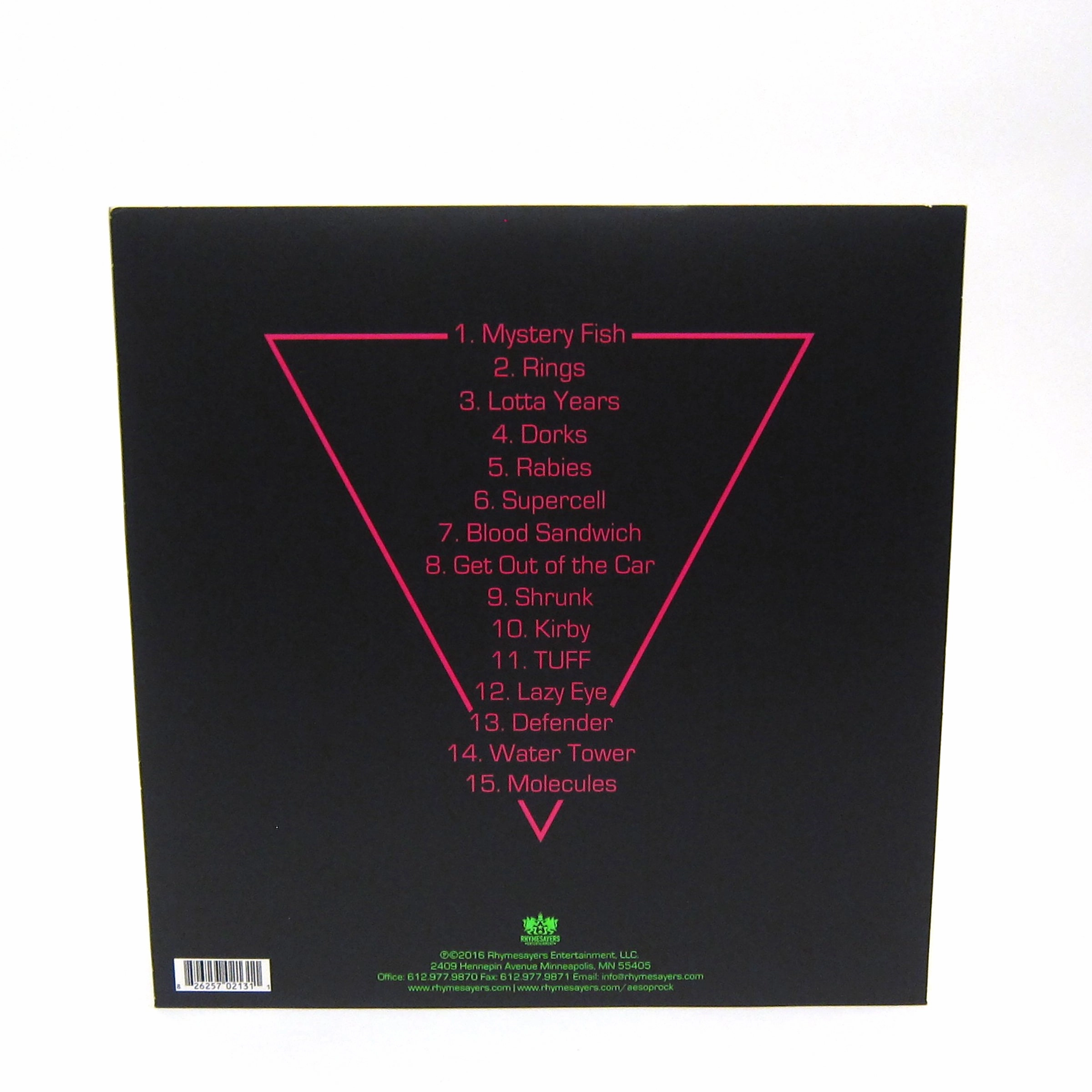 Aesop Rock: The Impossible Kid (Colored Vinyl) Vinyl 2LP