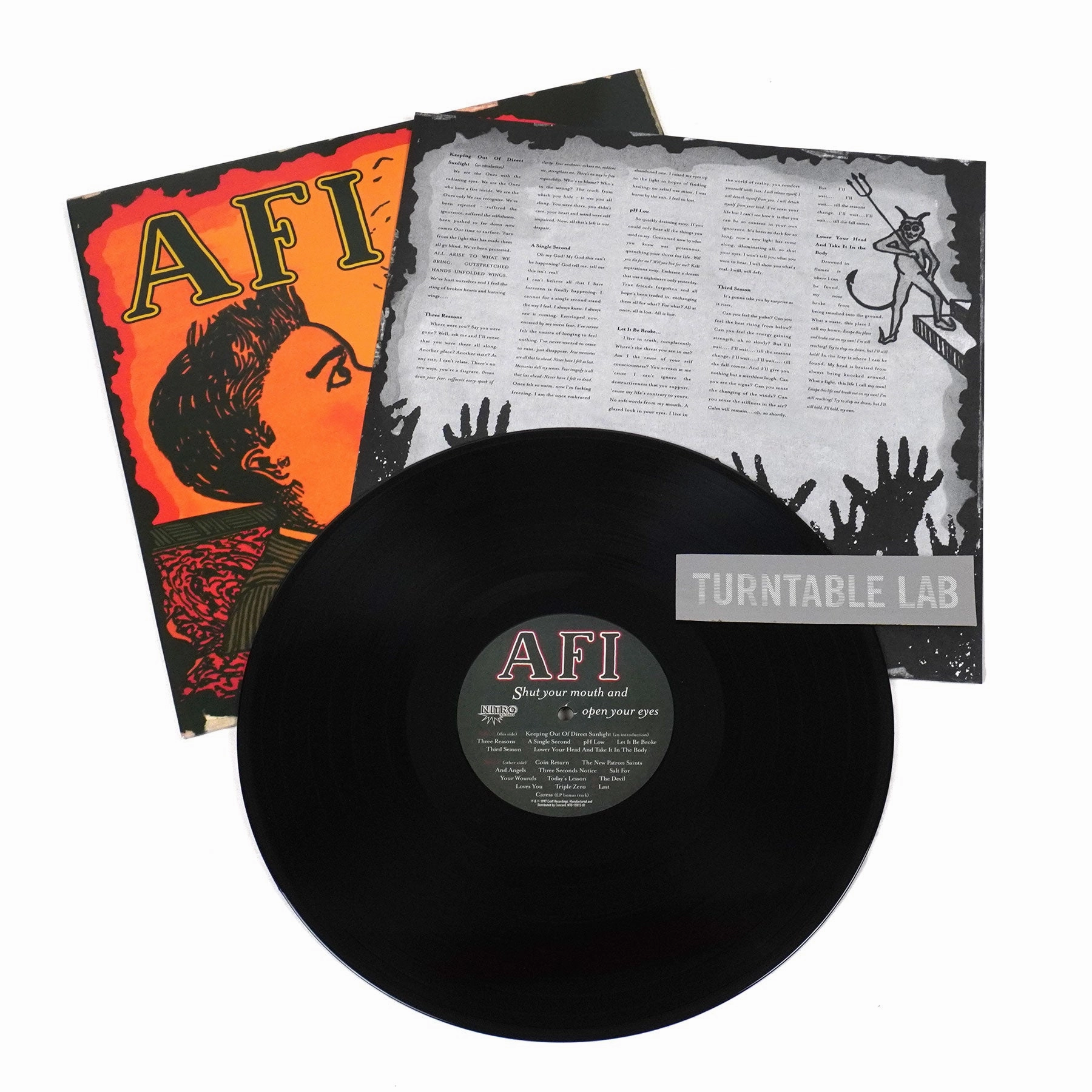 AFI: Shut Your Mouth And Open Your Eyes Vinyl LP