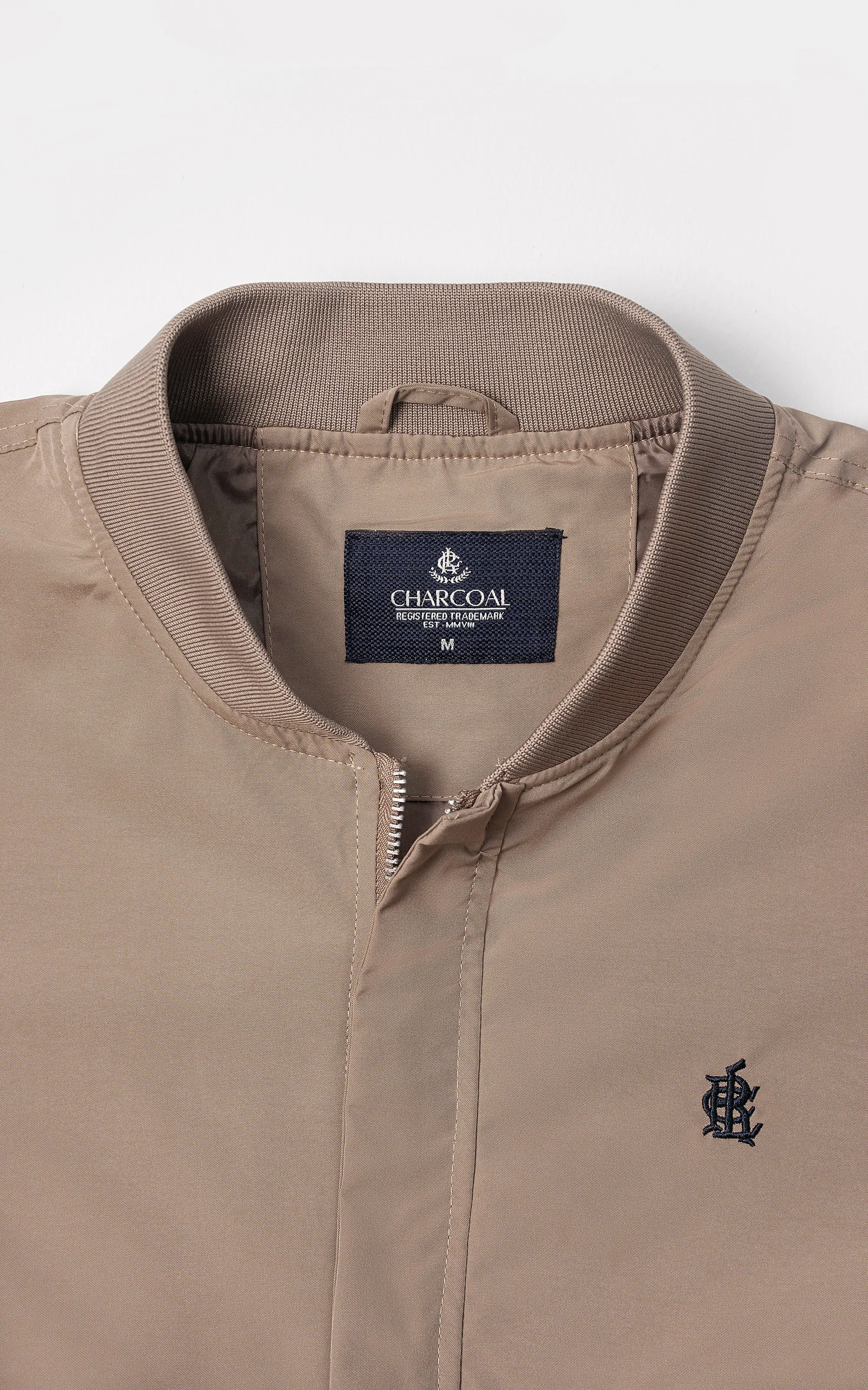 Adaptable Flexibility Efficiency Ribed Full Sleeves Jacket Light Brown
