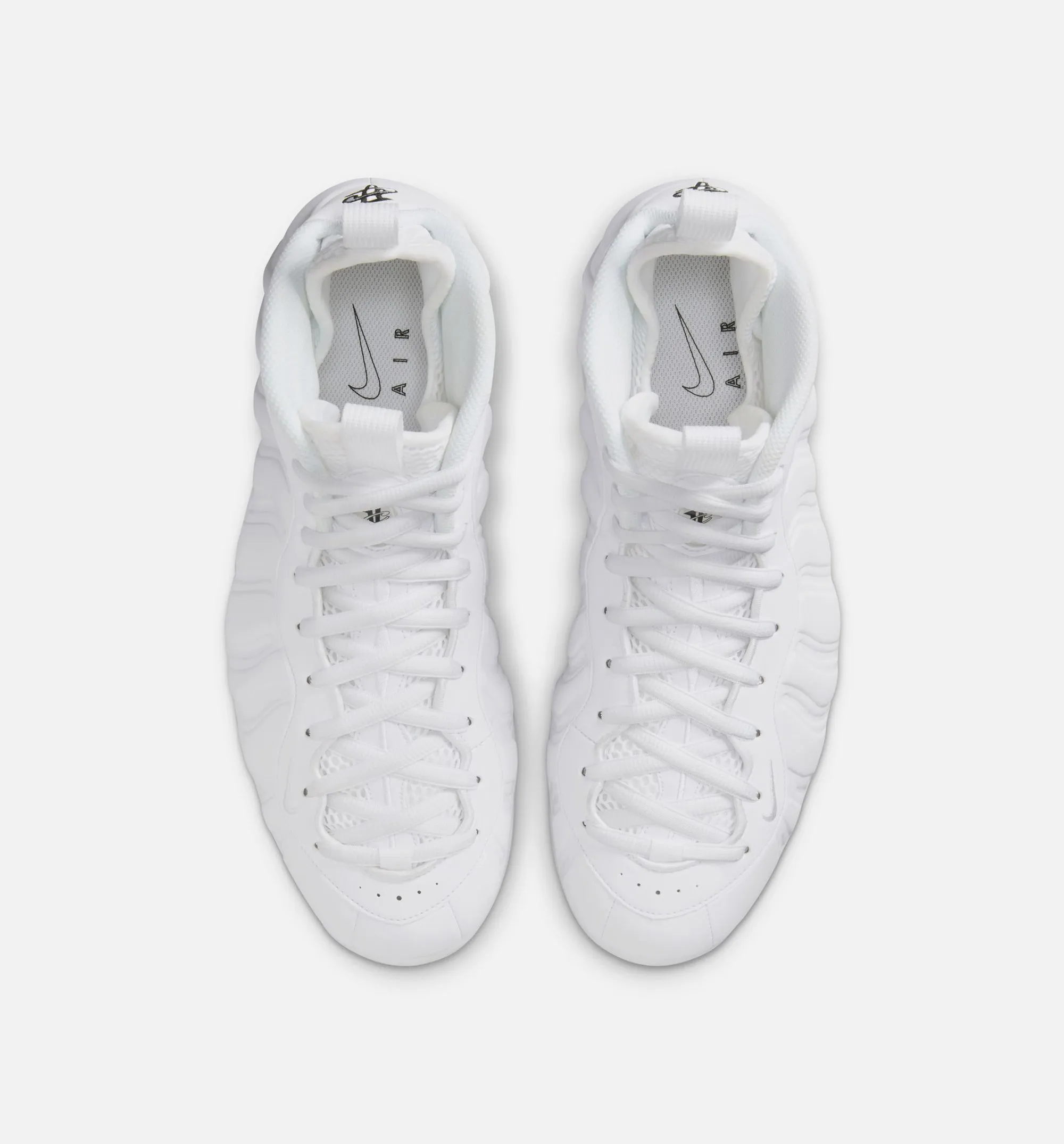 Ventilated Moisture Wicking Layer Air Foamposite One Mens Lifestyle Shoe - White/White/White Free Shipping