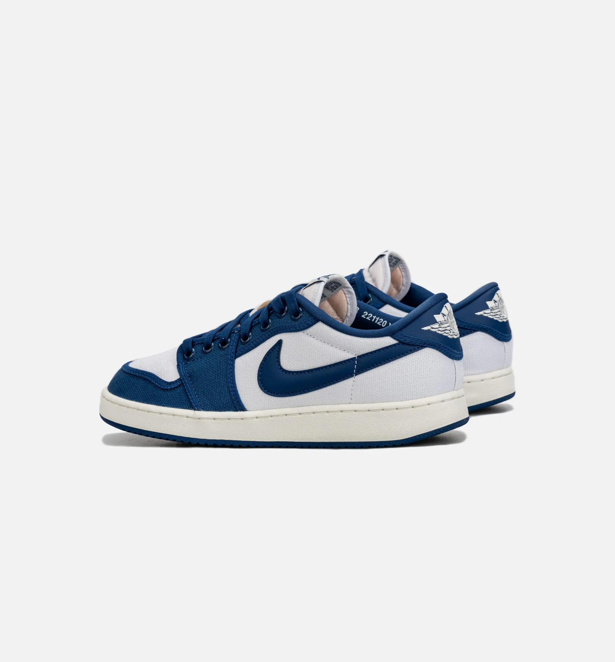 Bounce Air Jordan 1 Ko Low Dark Royal Blue Mens Lifestyle Shoe - White/Blue