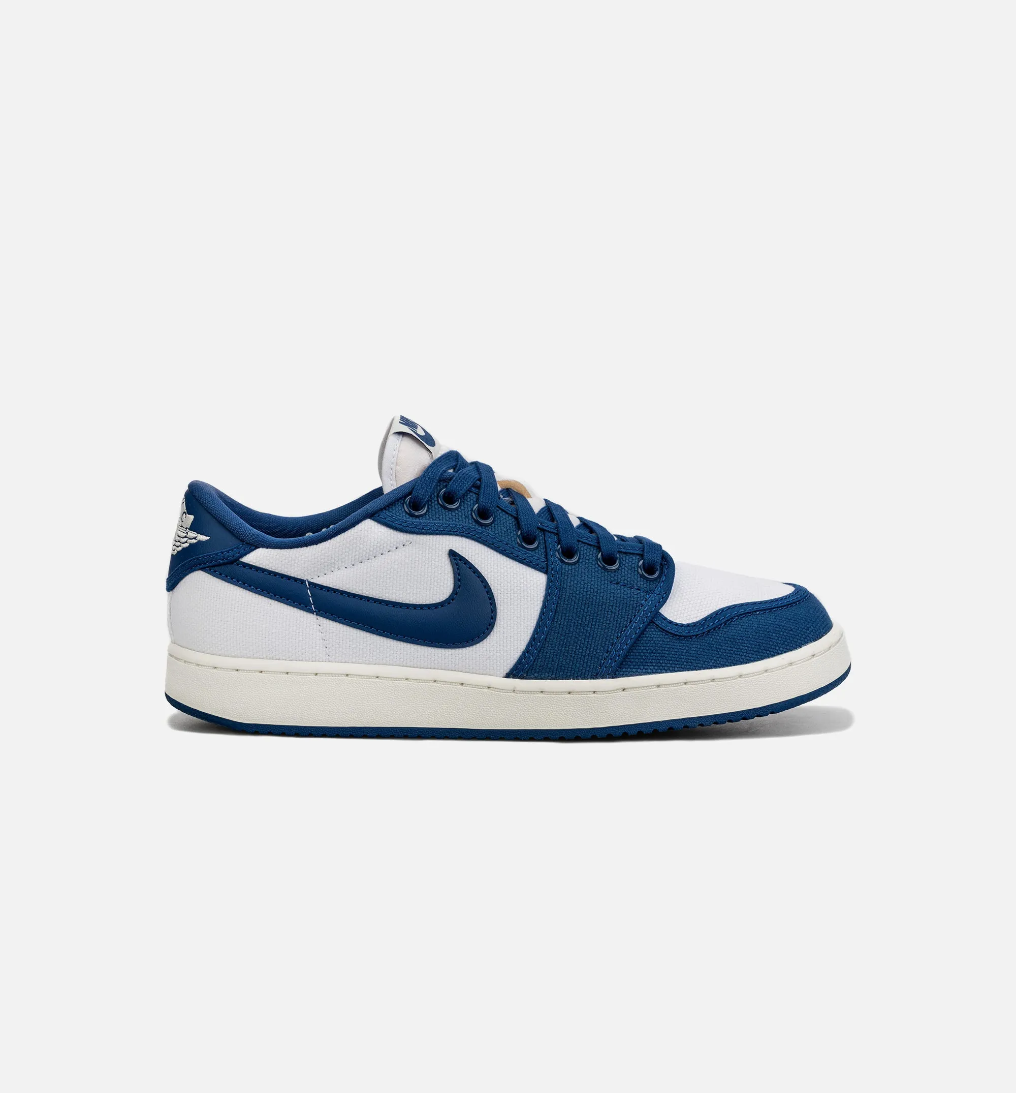 Air Jordan 1 Ko Low Dark Royal Blue Mens Lifestyle Shoe - White/Blue Comfortable Frame Material