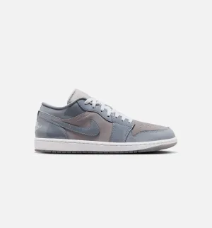 Air Jordan 1 Low Cool Grey Mens Lifestyle Shoe - Medium Grey/White/Cool Grey Wear Resistant Outsole Comfort Public