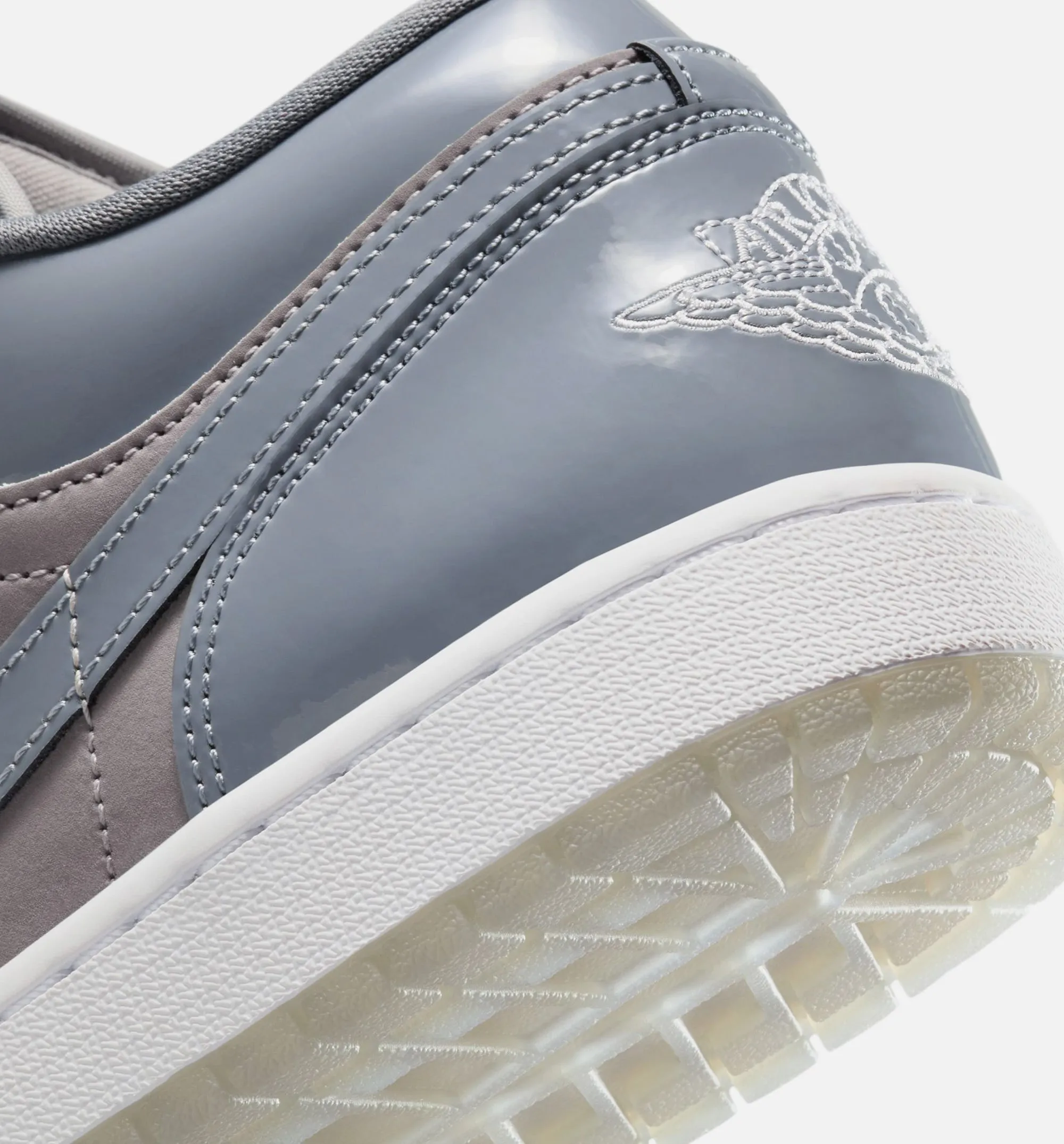 Air Jordan 1 Low Cool Grey Mens Lifestyle Shoe - Medium Grey/White/Cool Grey Soft Midsoles Comfortable Fit Strategy Design