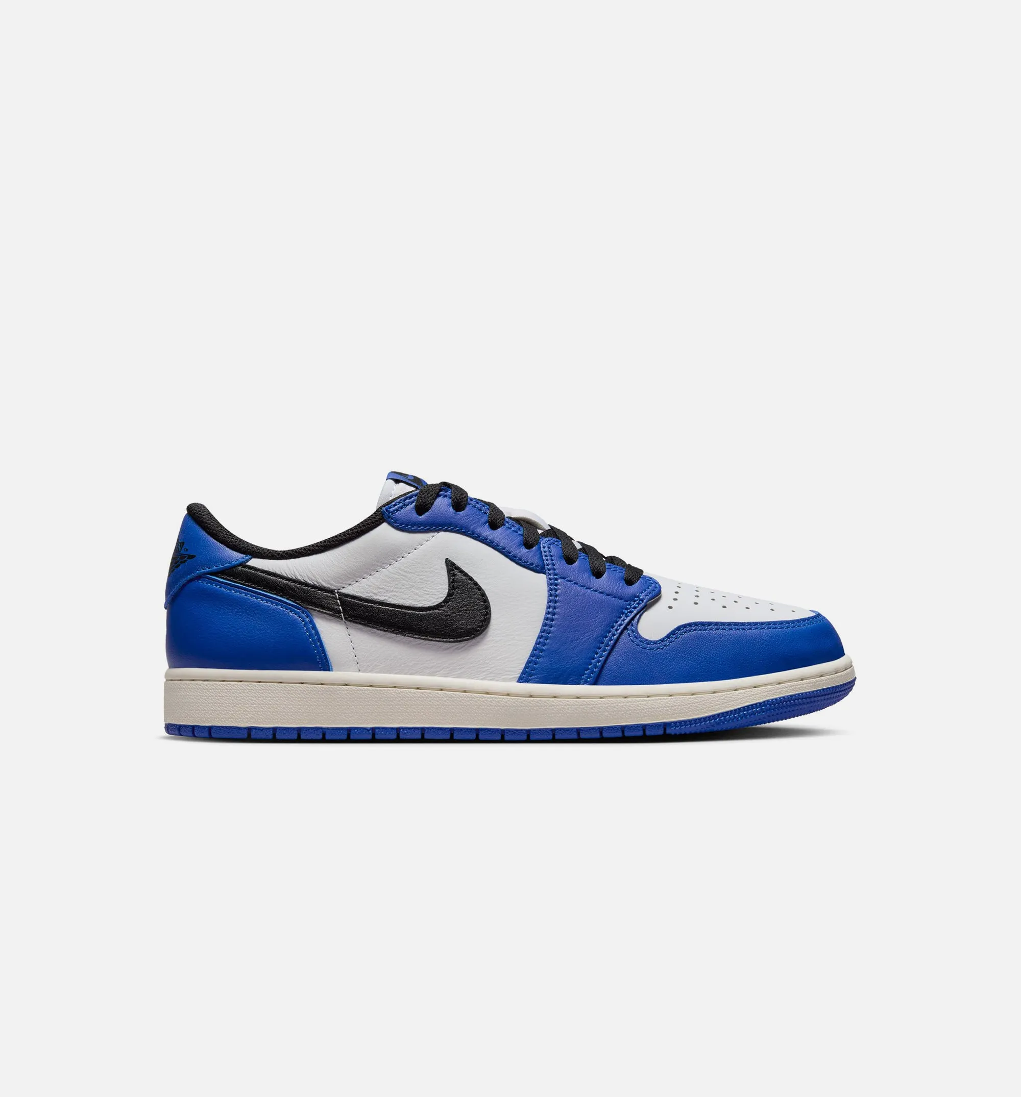 Supportive Trekking Boots Good Quality Air Jordan 1 Low Game Royal Mens Lifestyle Shoe - White/Game Royal/Sail/Black