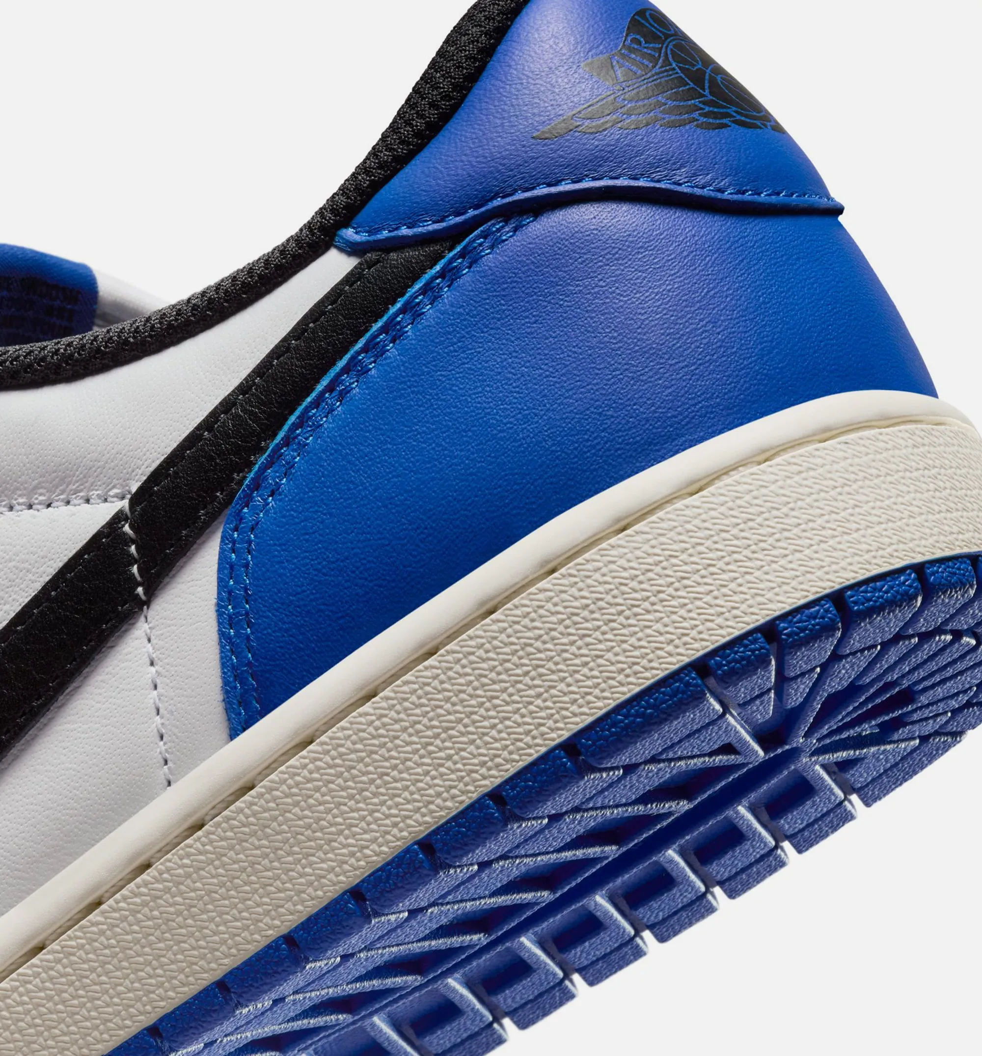 PVC Foam Air Jordan 1 Low Game Royal Mens Lifestyle Shoe - White/Game Royal/Sail/Black
