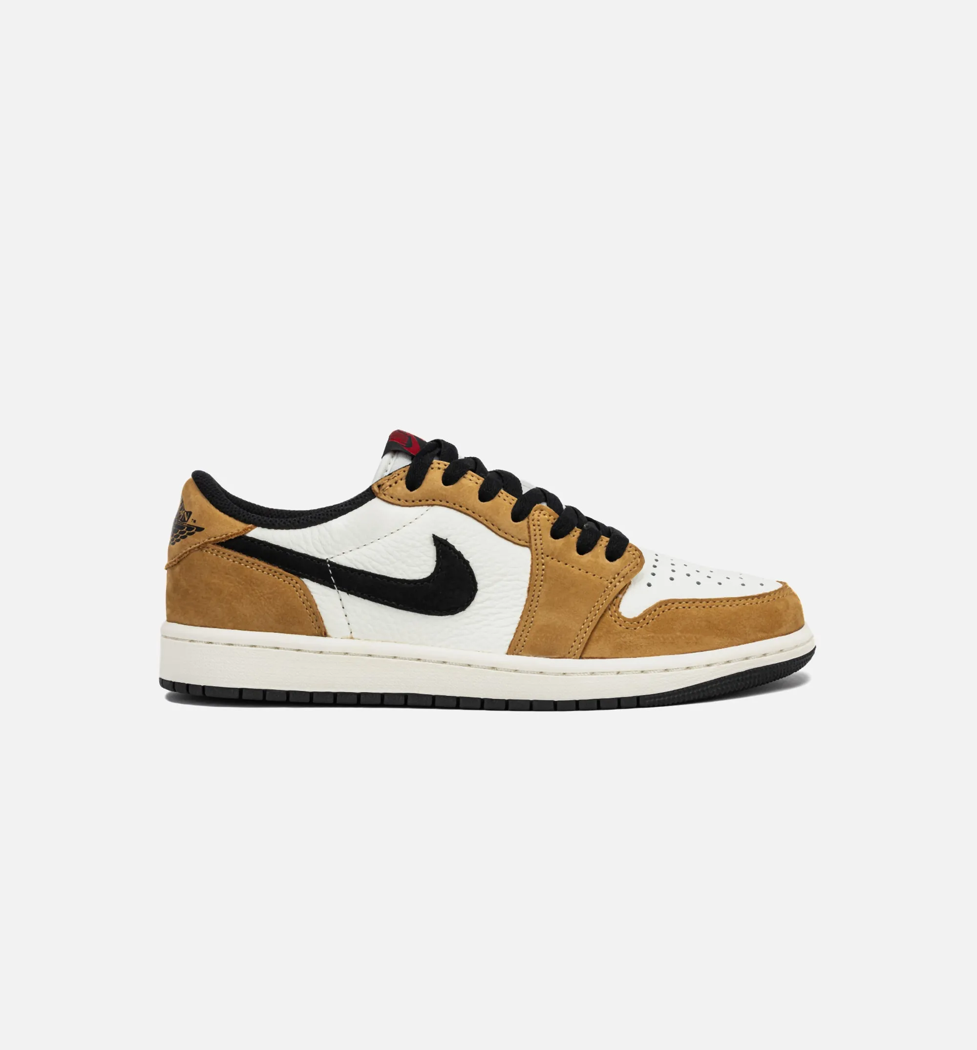 Handmade Slippers Air Jordan 1 Low Og Rookie Of The Year Mens Lifestyle Shoe - Sail/Black/Golden Harvest/Gym Red