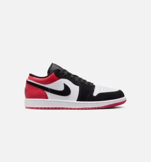 Comfortable Leather Slippers Zip-Up Innovation Air Jordan 1 Low Se Mens Lifestyle Shoe - White/Varsity Red/Black