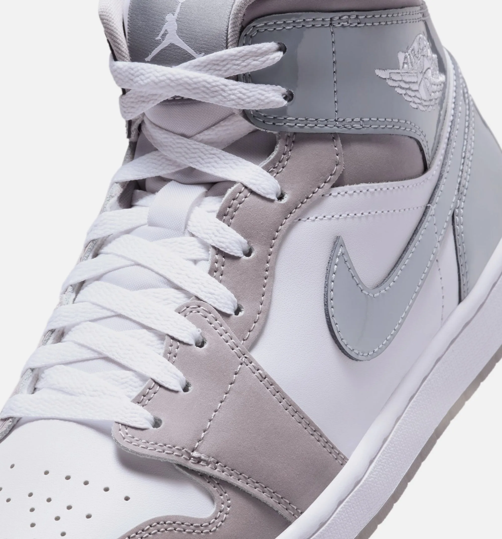 Breathable And Flexible Upper Comfort Exceptional Air Jordan 1 Mid Se Cool Grey Mens Lifestyle Shoe - Cool Grey/Medium Grey