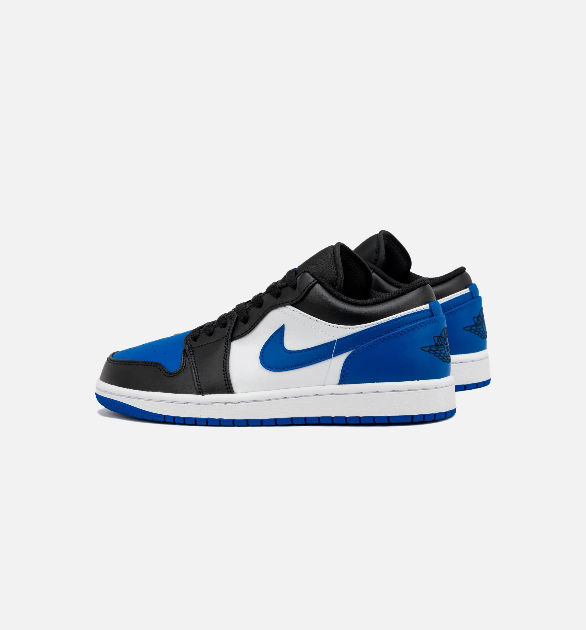 Durable Flats Flexible Court Shoes Air Jordan 1 Retro Low Royal Toe Mens Lifestyle Shoe - White/Royal Blue/Black Free Shipping