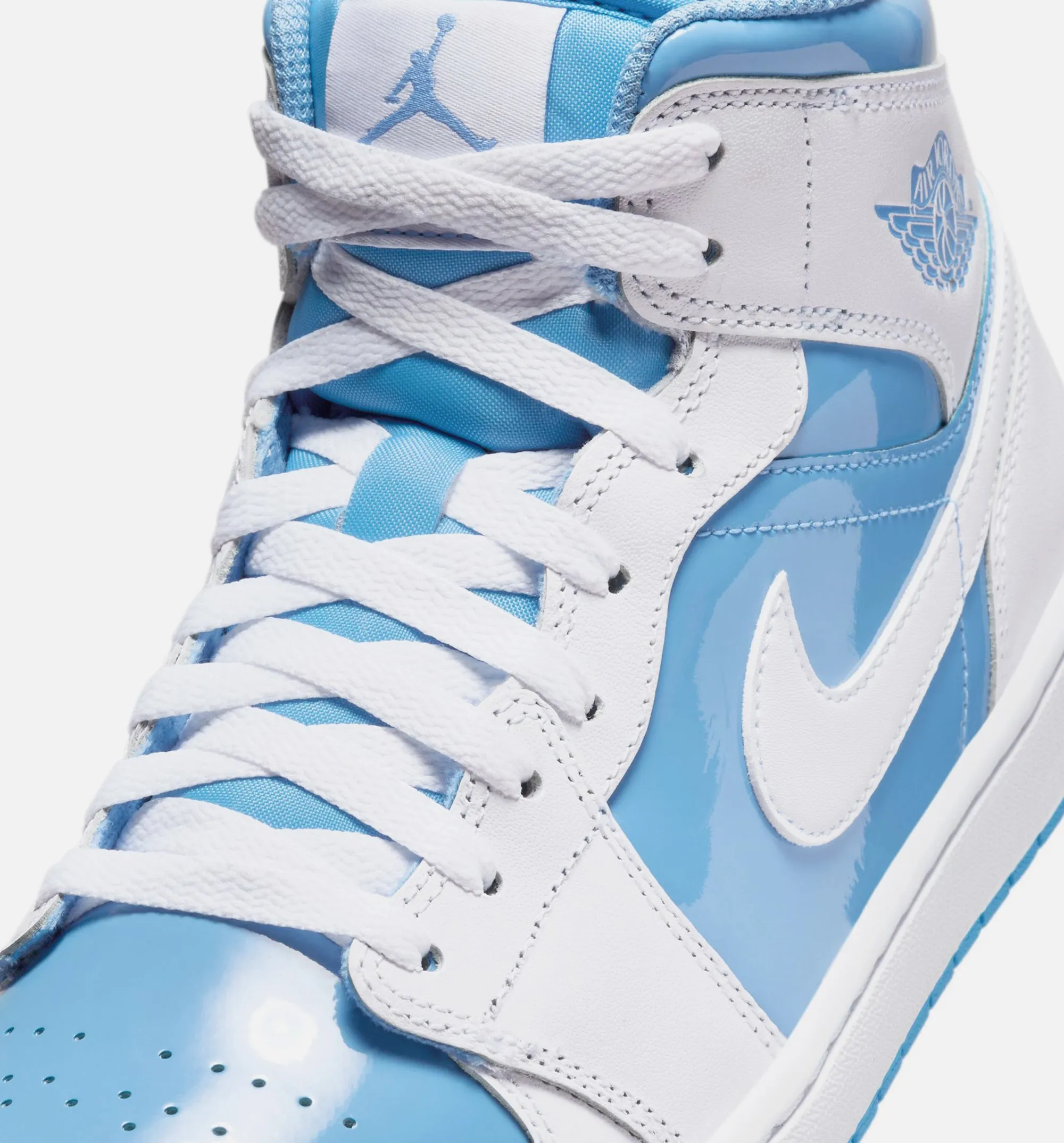 Air Jordan 1 Retro Mid Legend Blue Mens Lifestyle Shoe - Legend Blue/White Olympic Sensibly