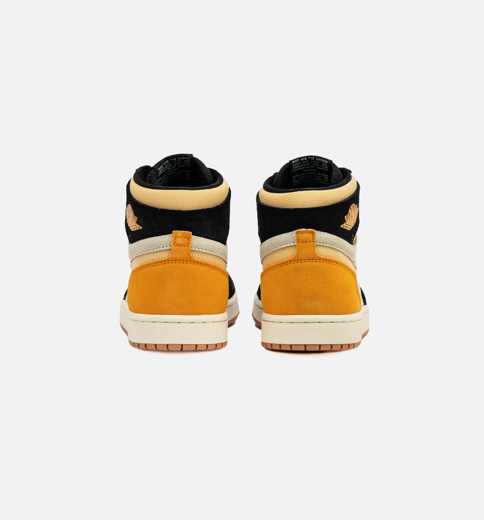 Air Jordan 1 Zoom Cmft 2 Muslin Vivid Orange Mens Lifestyle Shoe - Muslin/Black/Vivid Orange/Celestial Gold Beach Flats Ankle Stability Performance