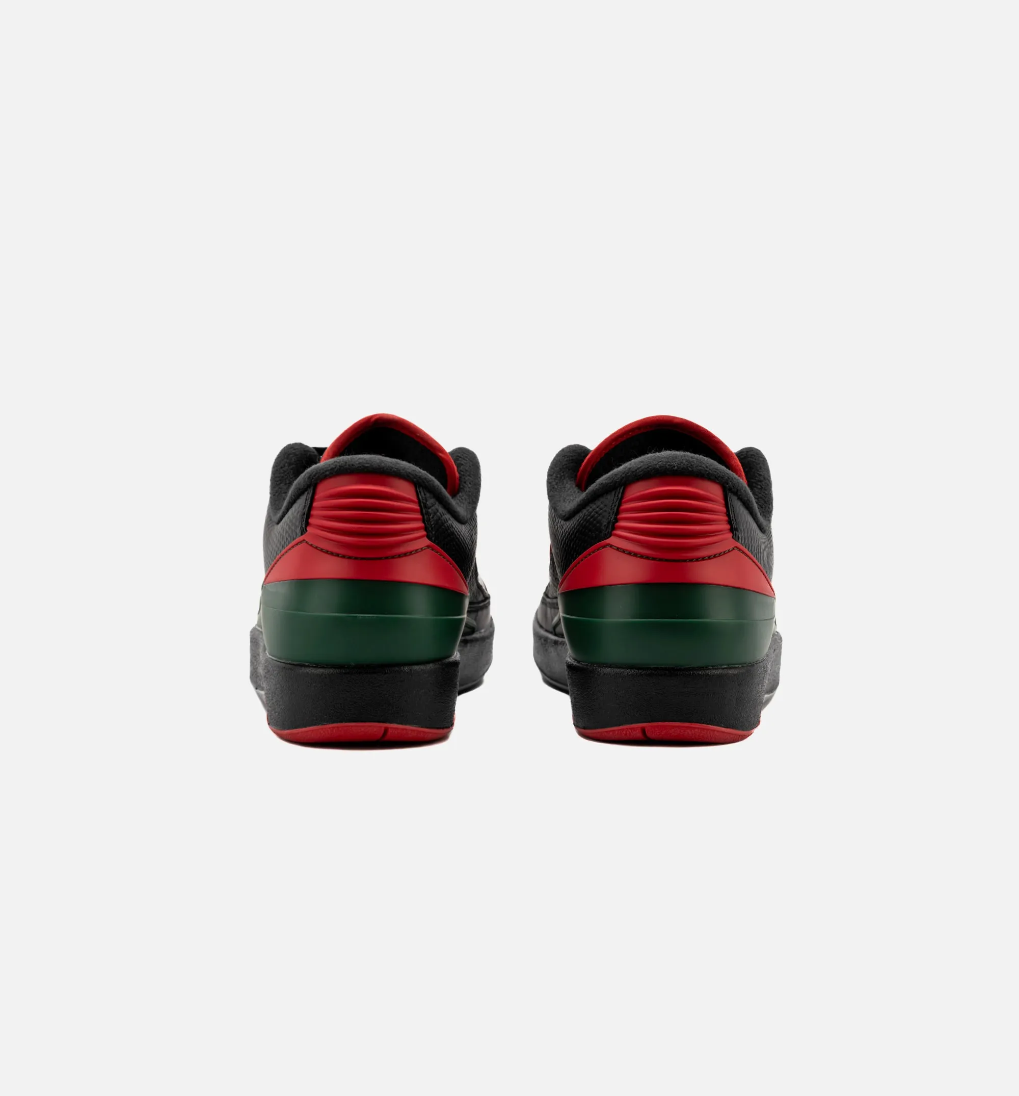 Air Jordan 2 Retro Low Christmas Mens Lifestyle Shoe - Black/Fire Red/Cement Grey Comfortable Attribute In Use