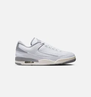 Comfortable Padding Moisture Management Metallic Color Air Jordan 2/3 Cement Grey Mens Lifestyle Shoe - White/Sail/Cement Grey