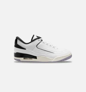Air Jordan 2/3 Mens Lifestyle Shoe - Black/White Stable Technology Anti Microbial And Breathable Footbed