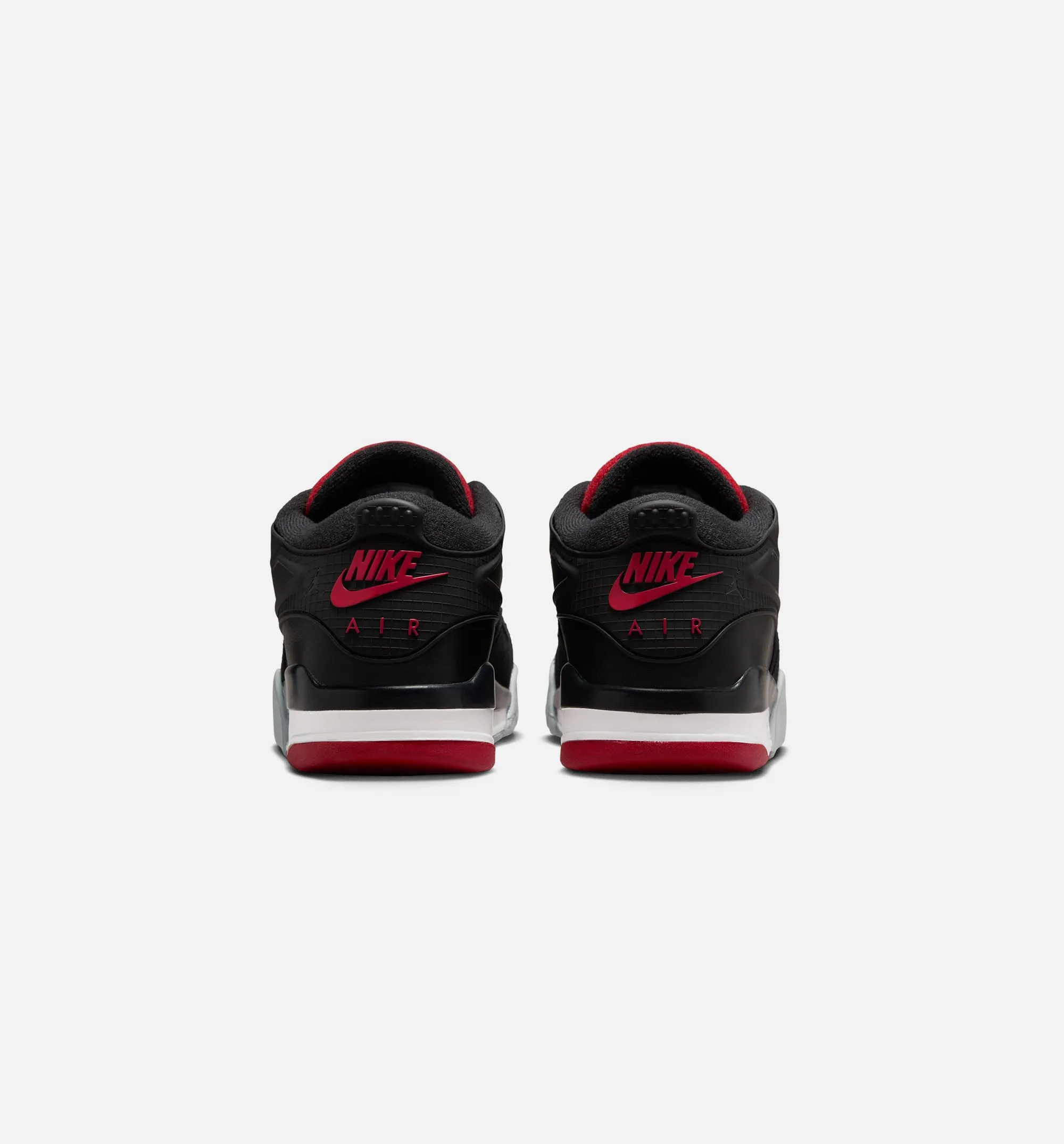 Air Jordan 4 Rm Mens Lifestyle Shoe - Black/Wolf Grey/White/Varsity Red Gradient Slippers