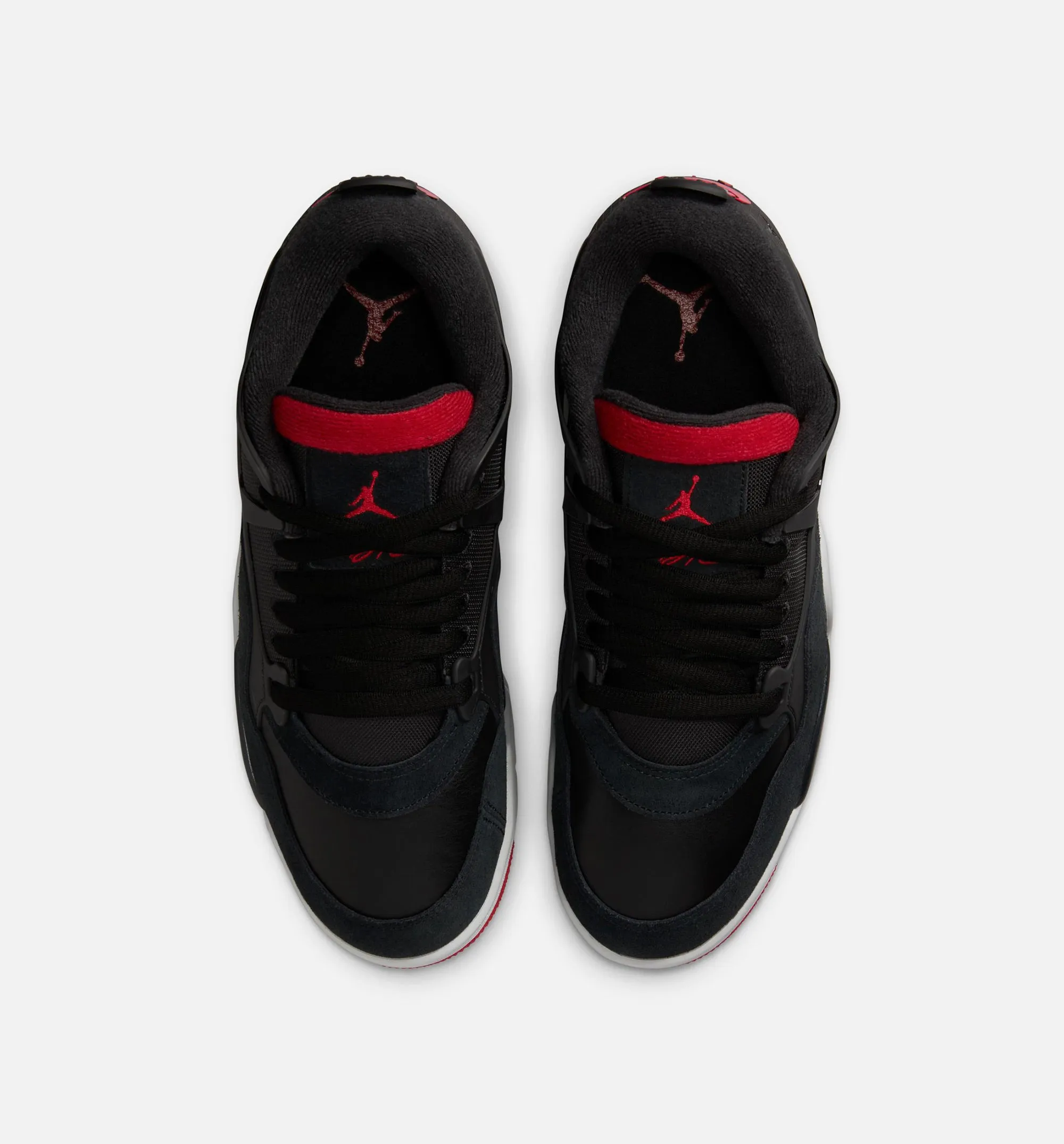 Heel Fit Comfortable Tongue Design Air Jordan 4 Rm Mens Lifestyle Shoe - Black/Wolf Grey/White/Varsity Red