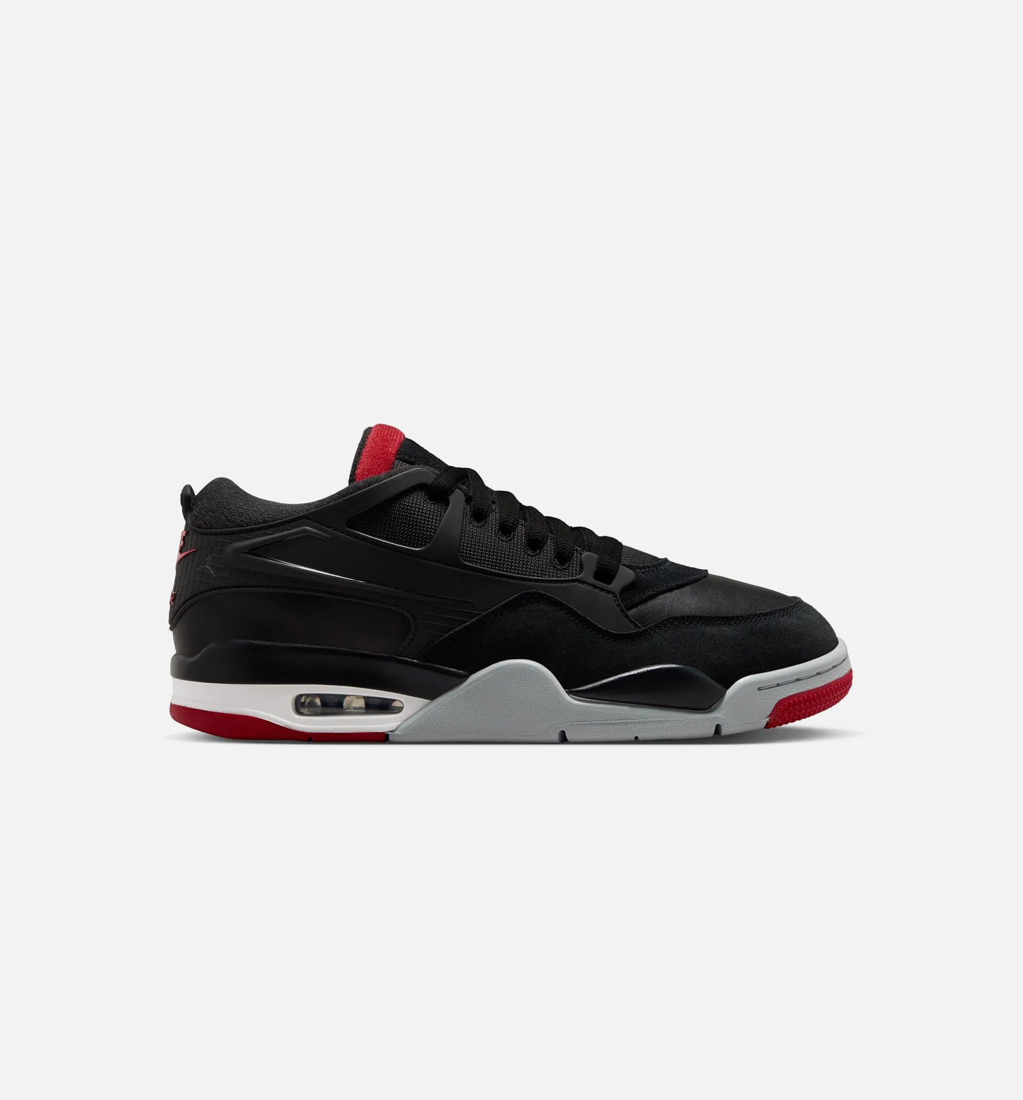 High Quality Materials Design Concept Set Air Jordan 4 Rm Mens Lifestyle Shoe - Black/Wolf Grey/White/Varsity Red