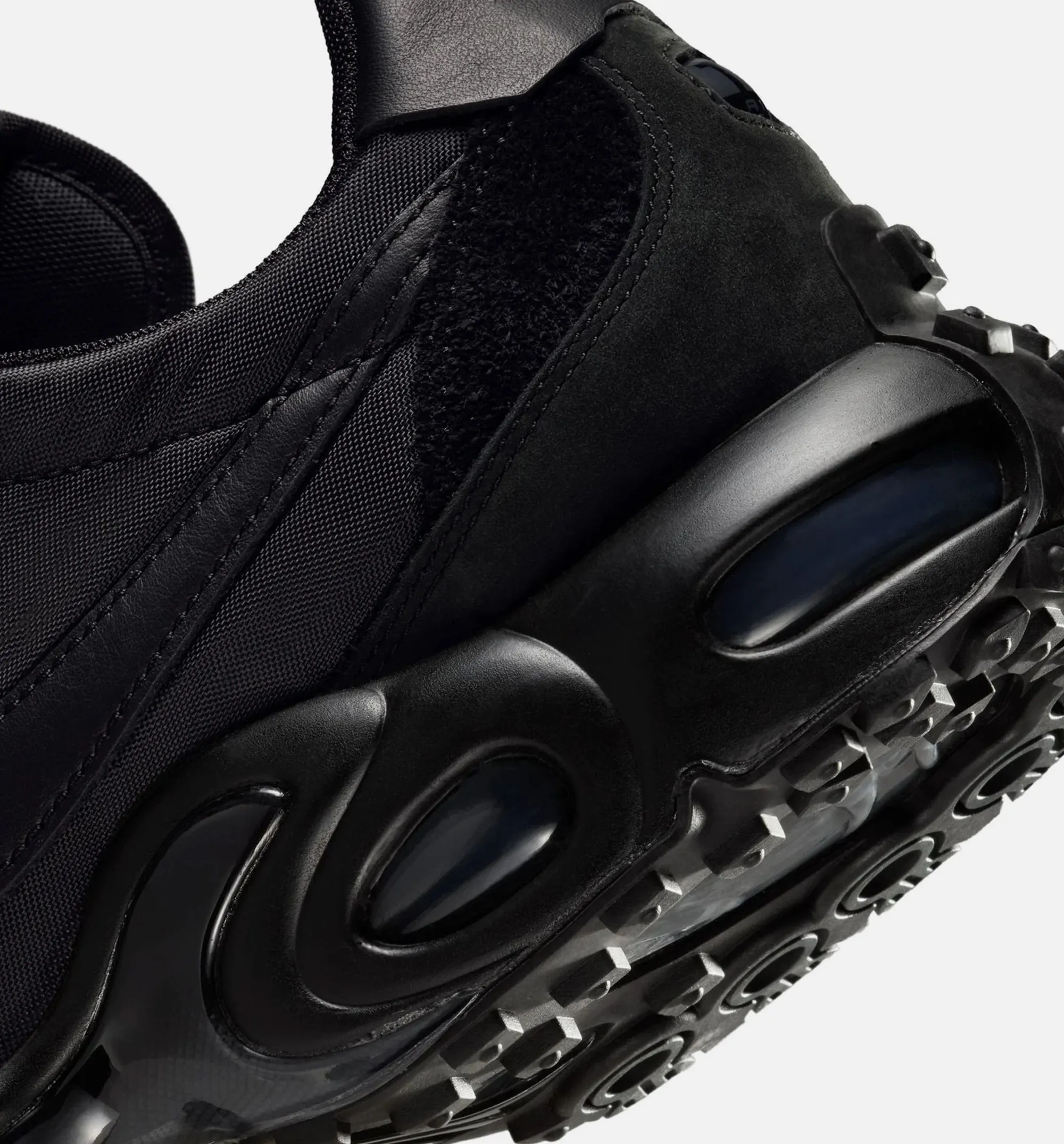 Ankle Support Features Air Max Waffle Black And Anthracite Mens Lifestyle Shoe - Black