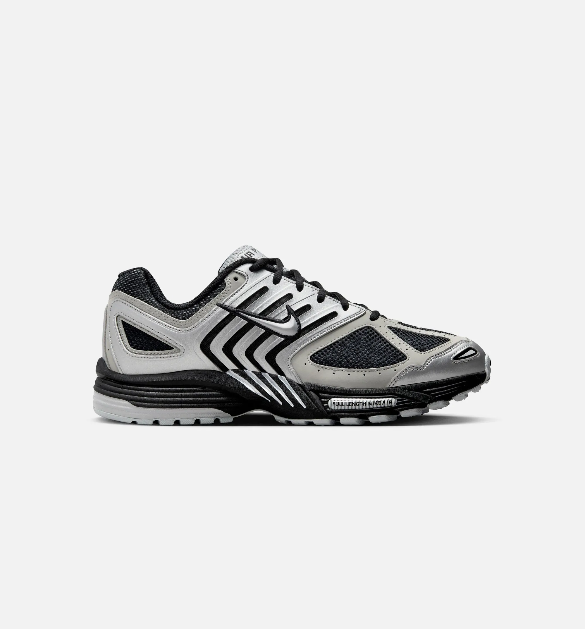 Comfortable Backpacking Shoes Toe Innovation Air Pegasus 2K5 Metallic Silver Mens Running Shoe - Metallic Silver/Metallic Platinum/Flat Silver/Black
