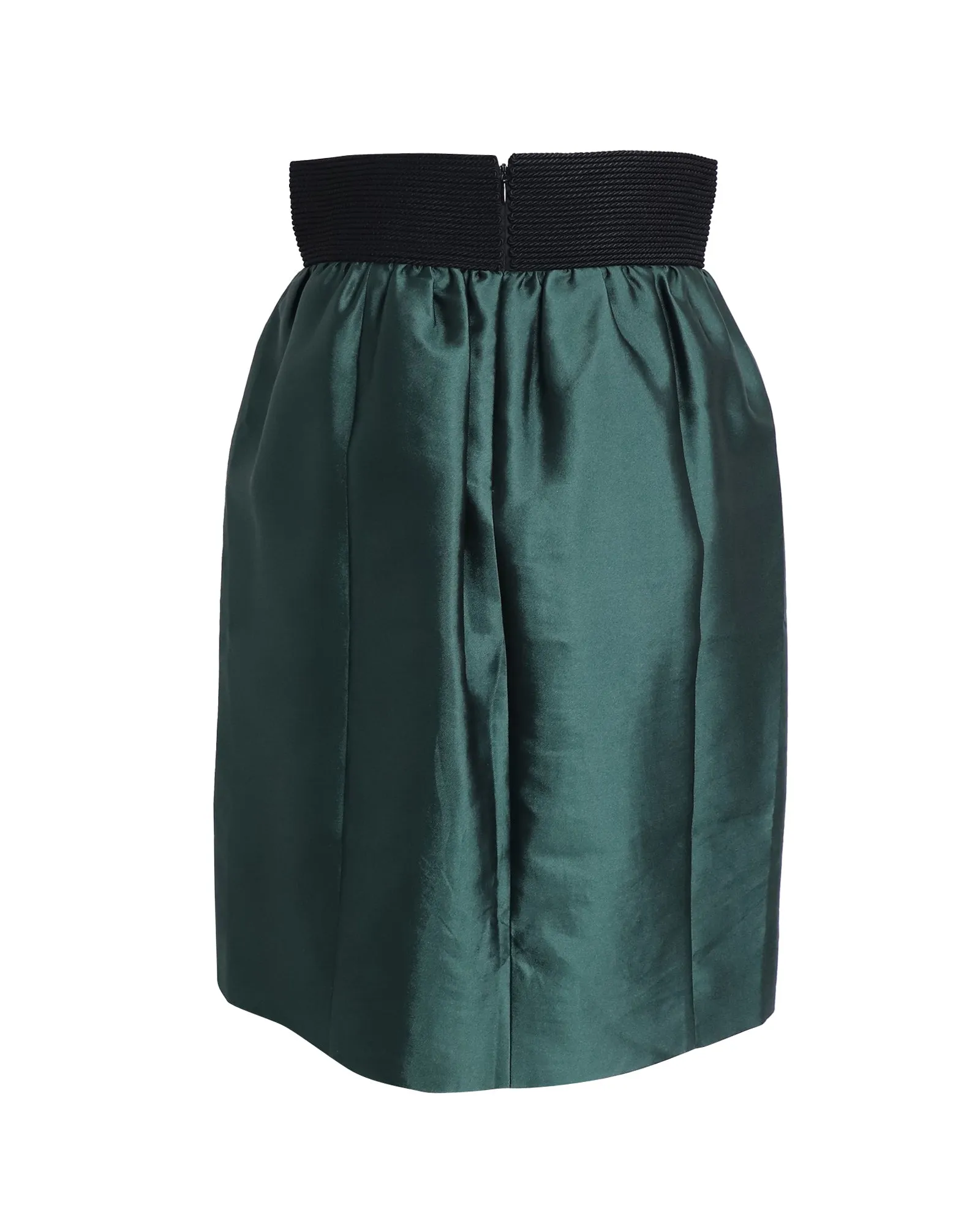 Jupe Alberta Ferretti en Soie Verte