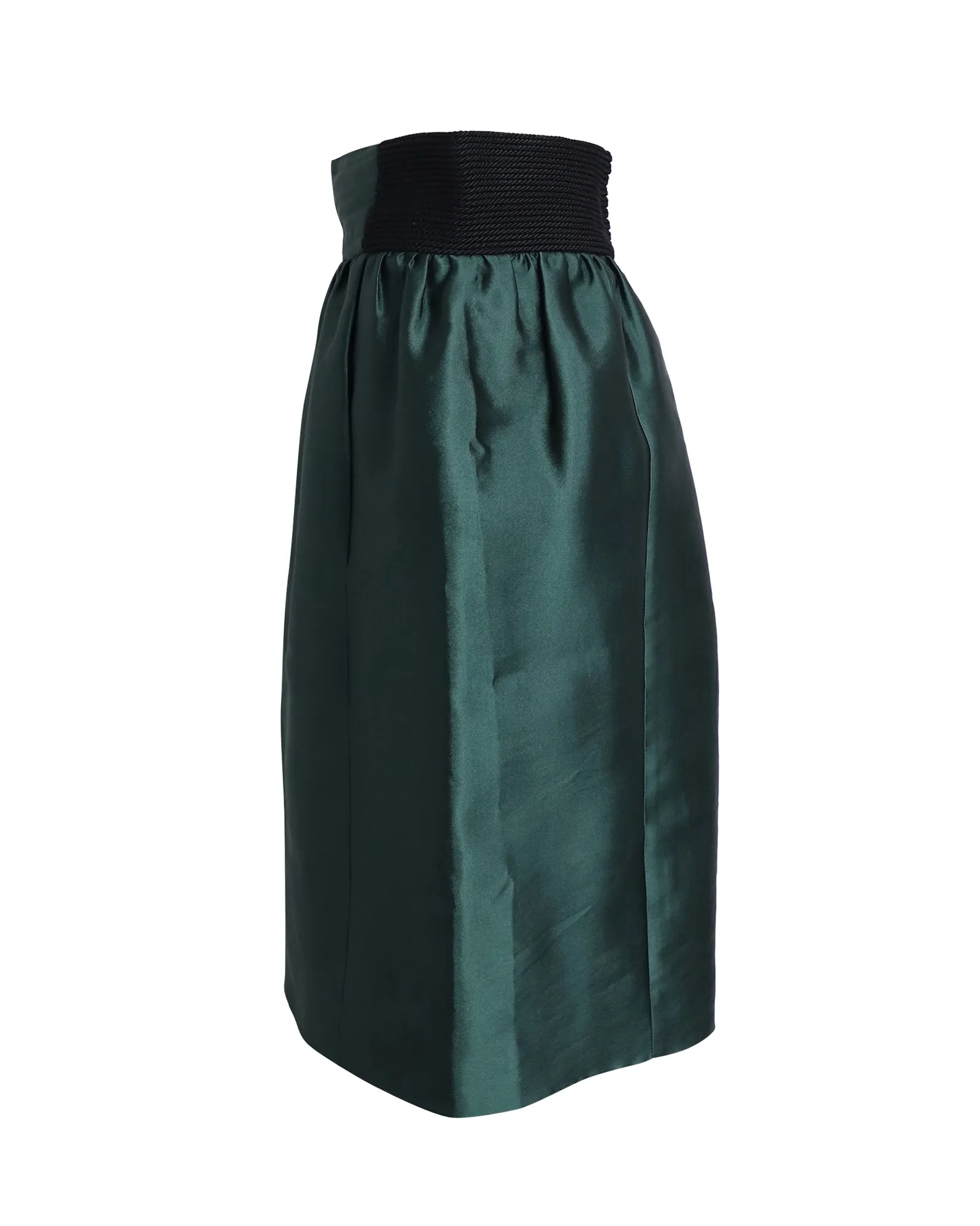 Jupe Alberta Ferretti en Soie Verte