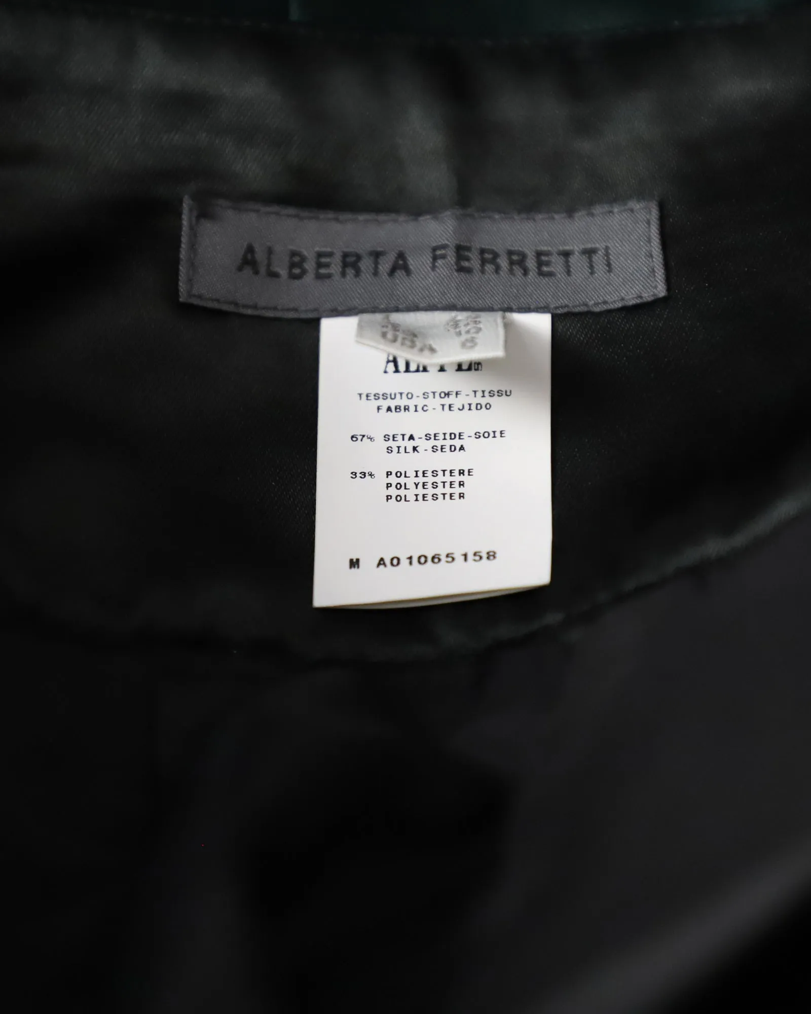 Jupe Alberta Ferretti en Soie Verte