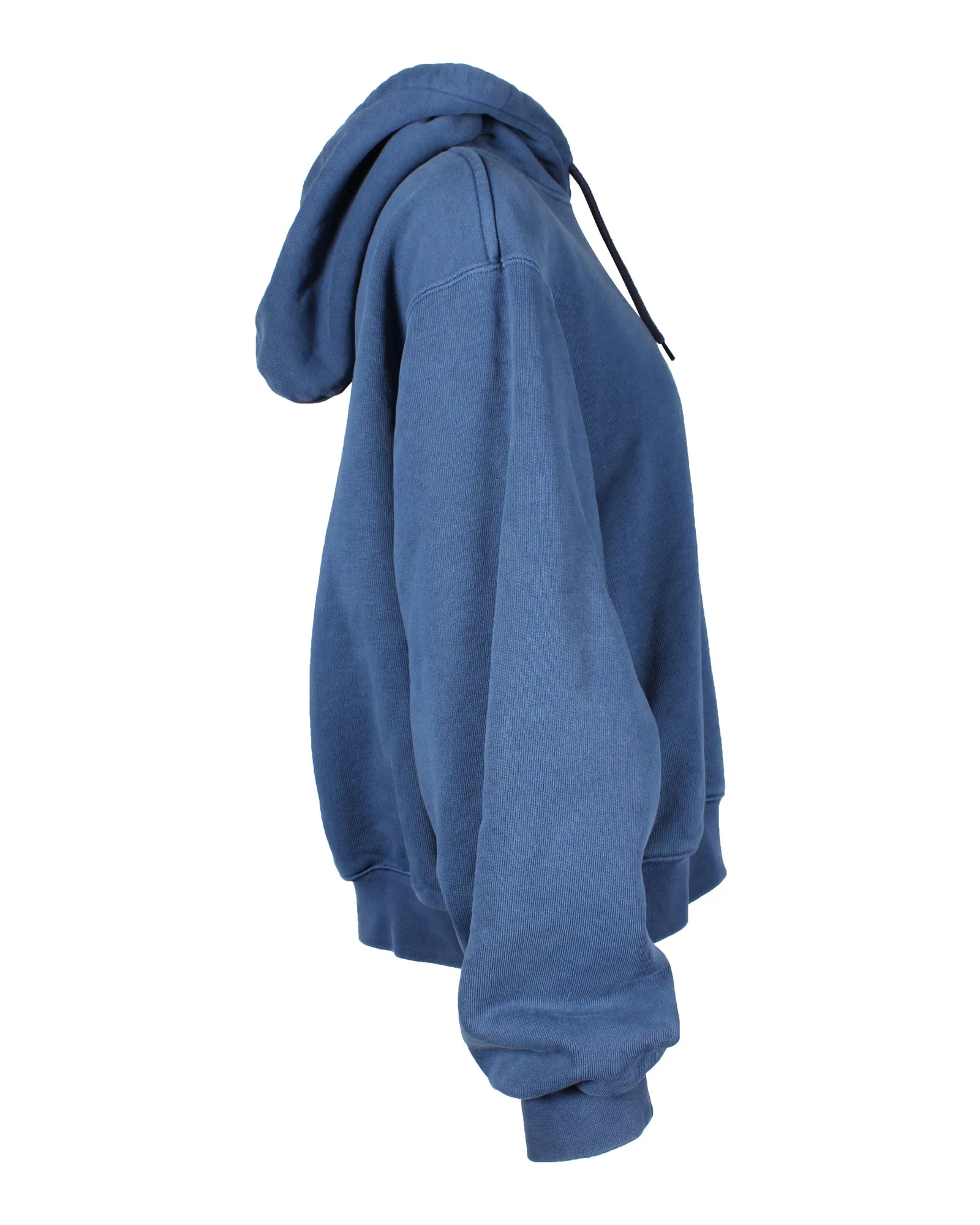 Alexander Wang Sweat à capuche en coton bleu avec cordon