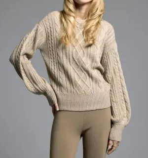 Pull Alison en sable clair