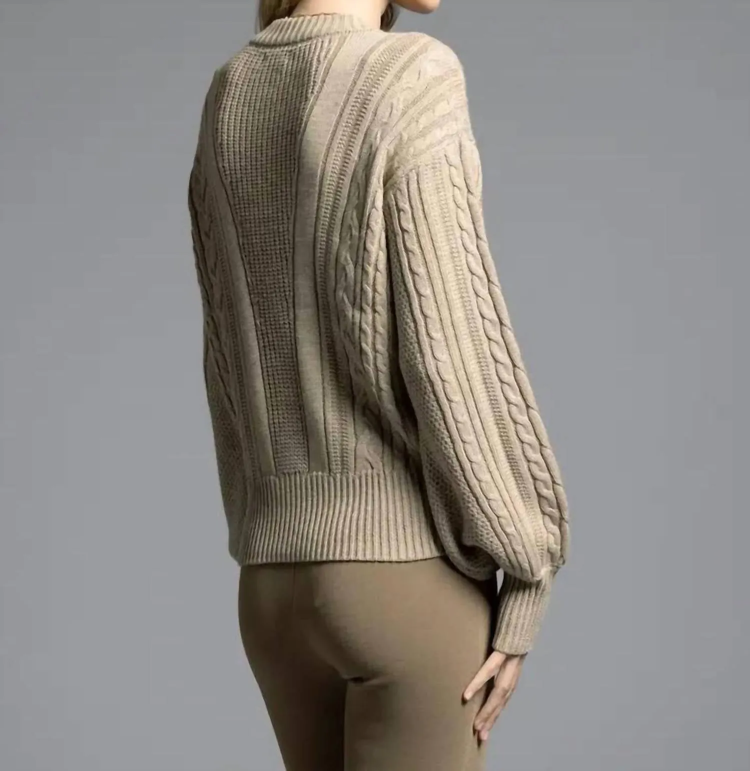 Pull Alison en sable clair