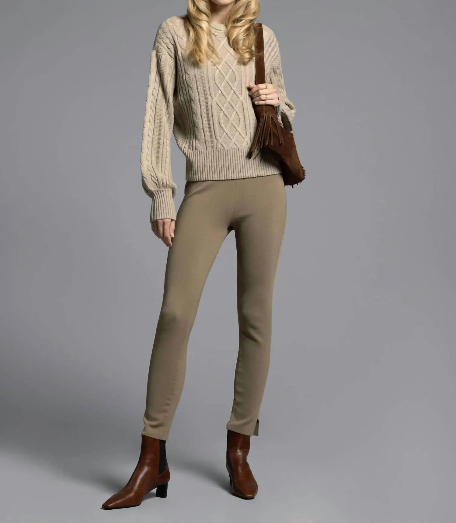 Pull Alison en sable clair