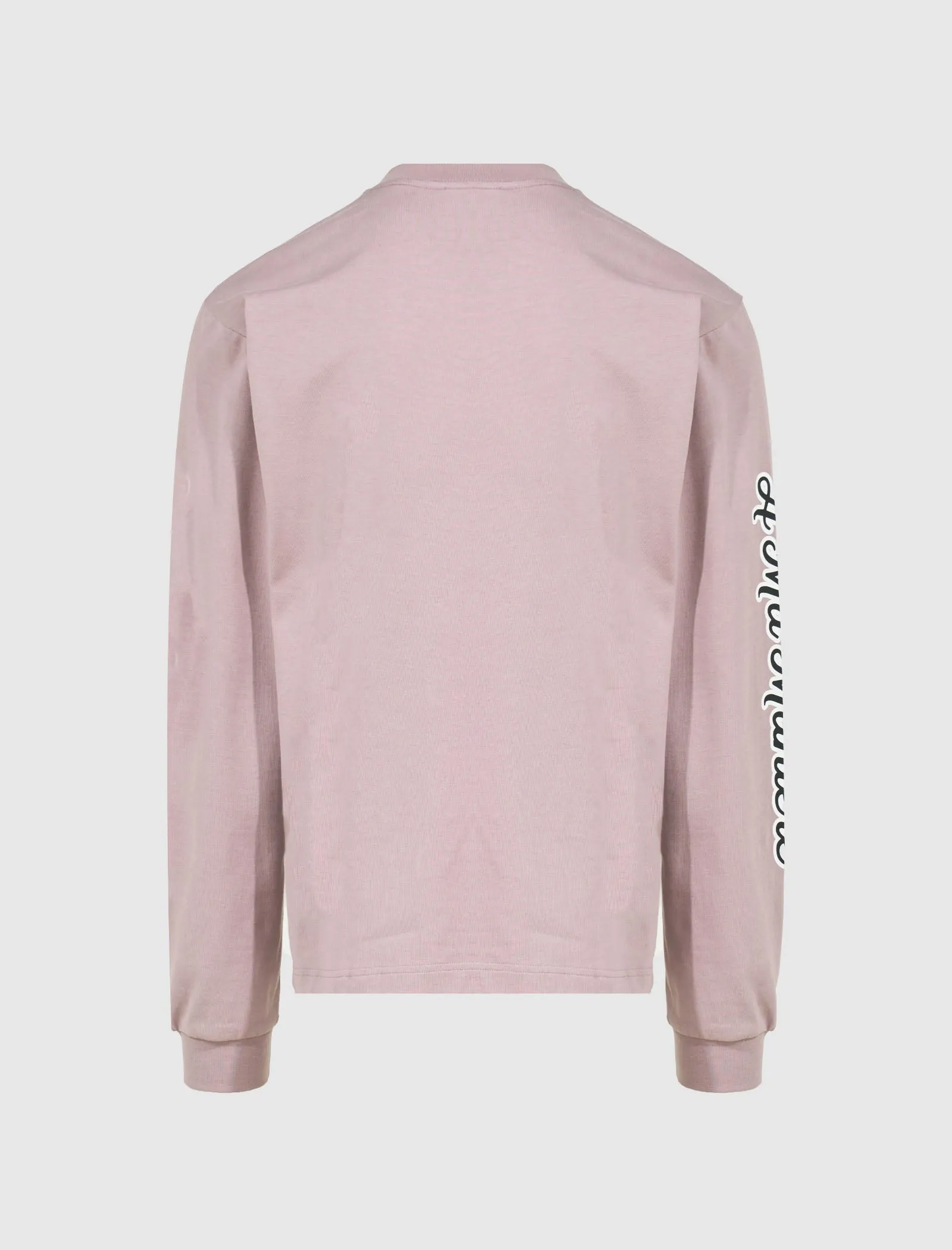 Concealed Design Comfort Area Amm Cursive Logo Long Sleeve
