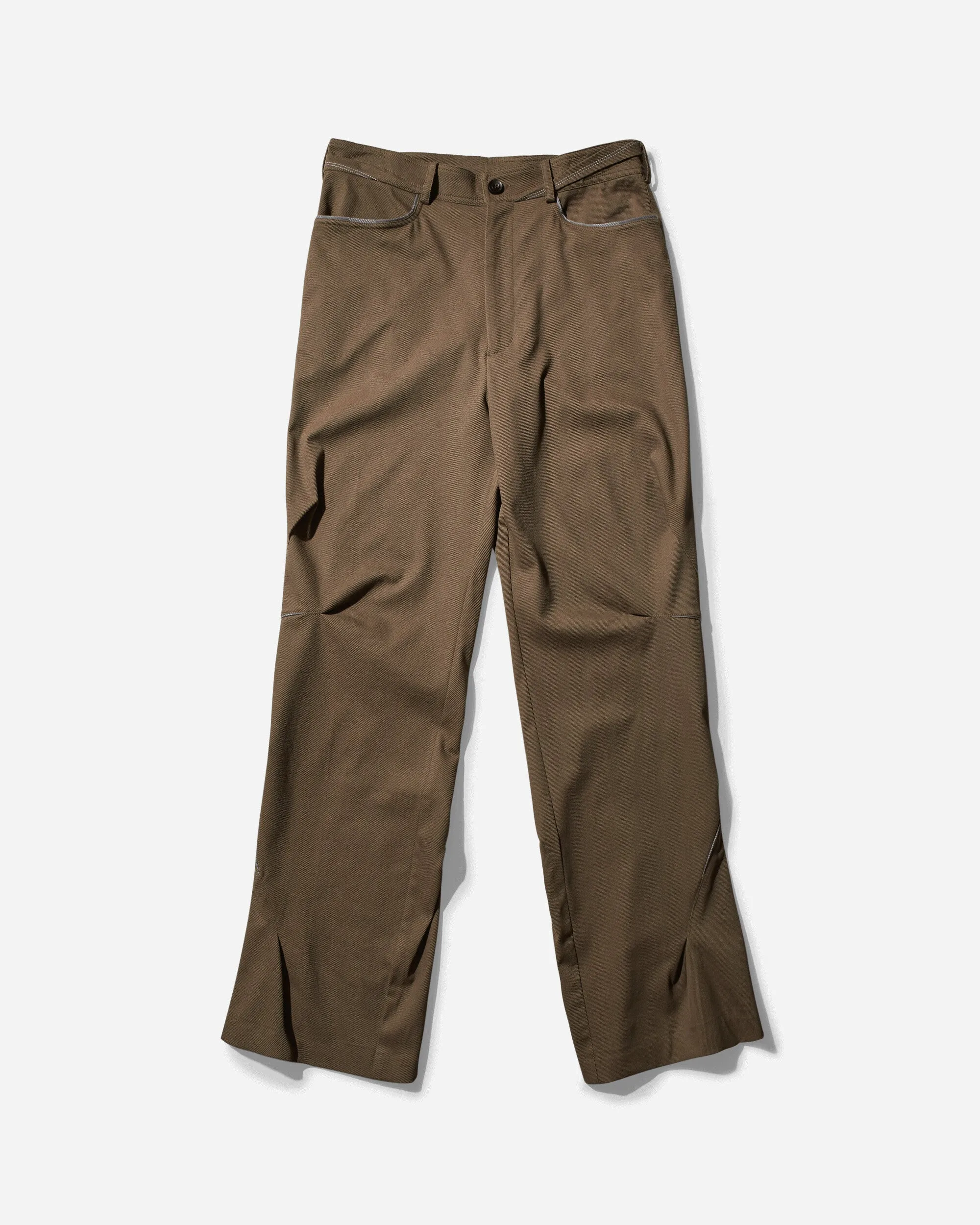 Men'S Ohne K-Dart Trousers Brass Green Business Wear Supportive Underwire