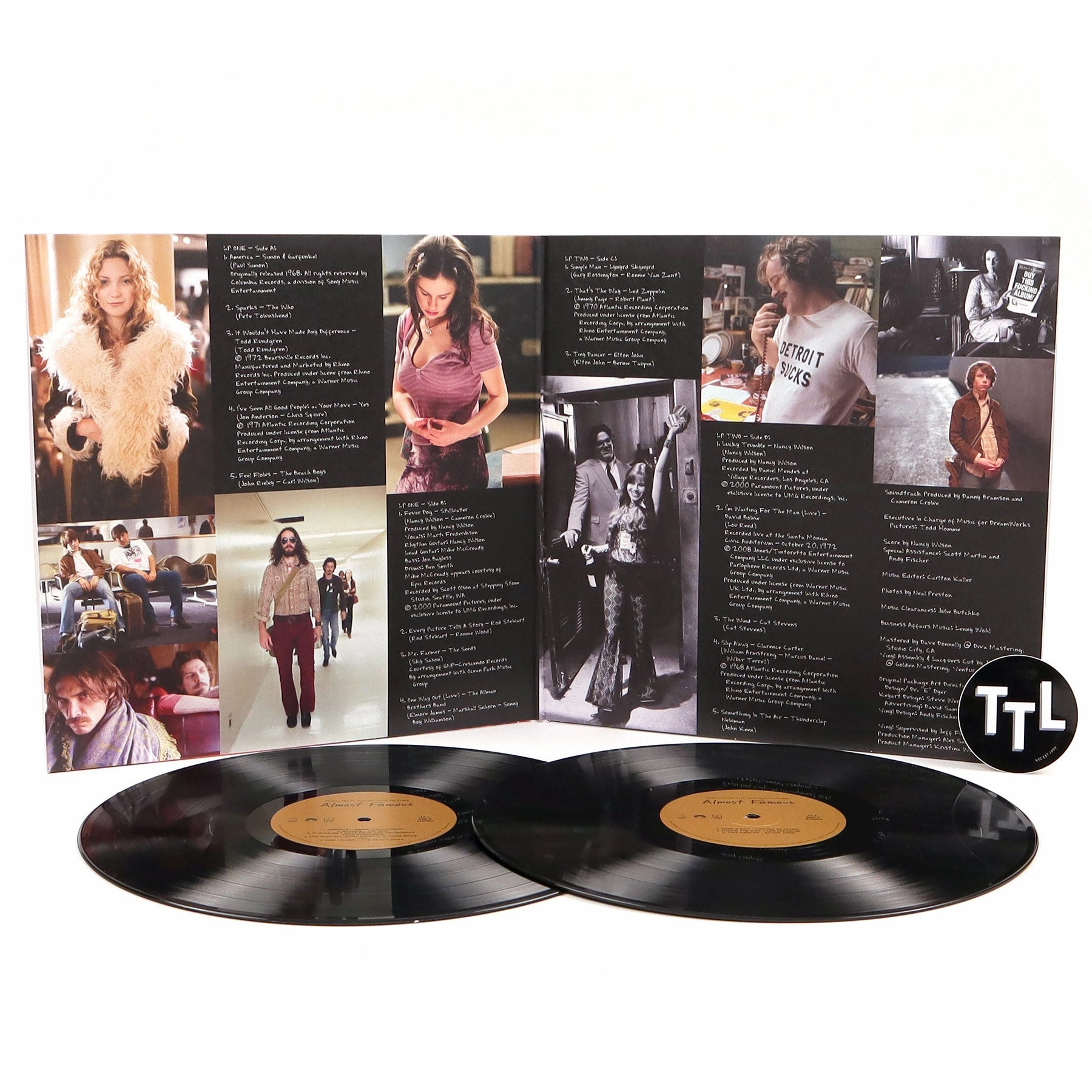 Almost Famous: Almost Famous Original Soundtrack (180g) Vinyl 2LP