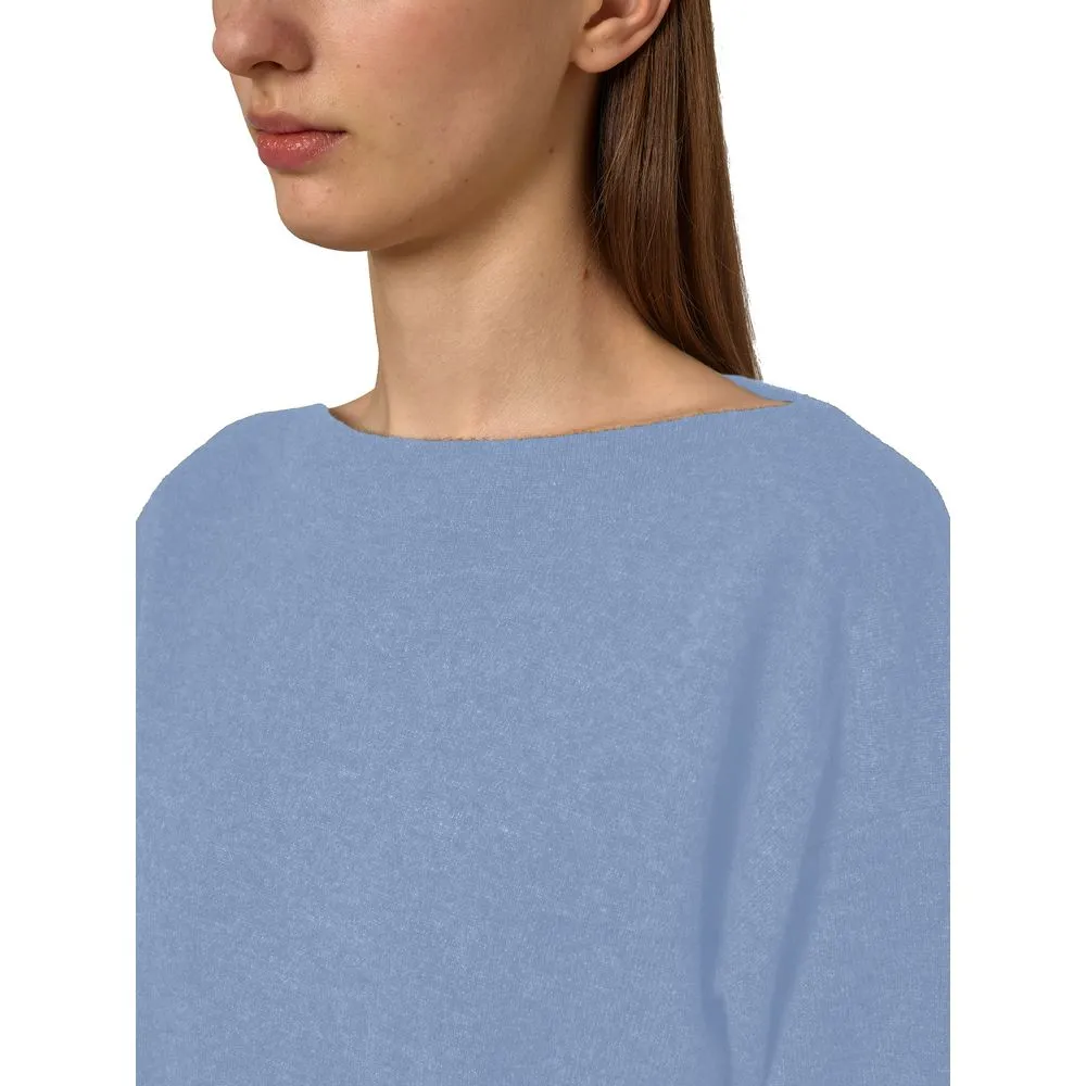 Pull en cachemire bleu pour femme Alpha Studio