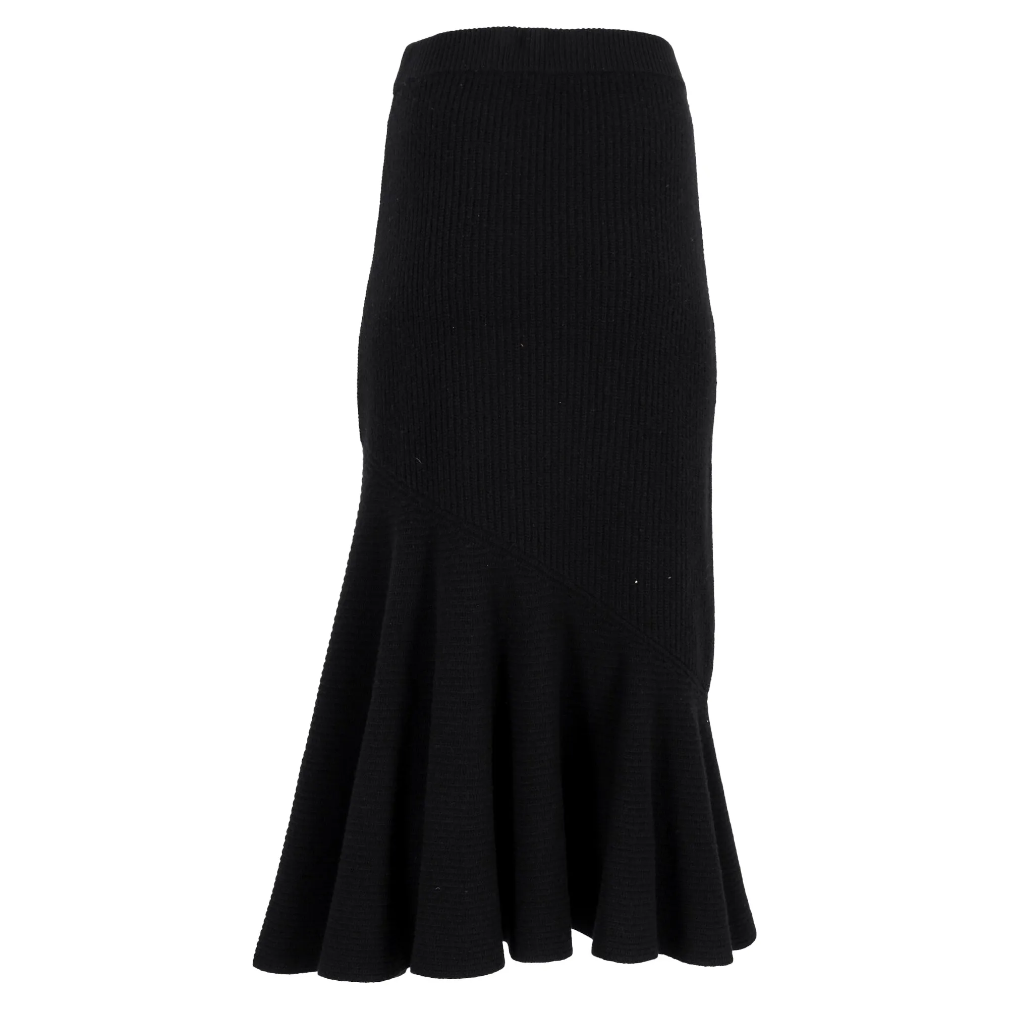 Jupe Longue Altuzarra Foreseti en Cachemire Noir