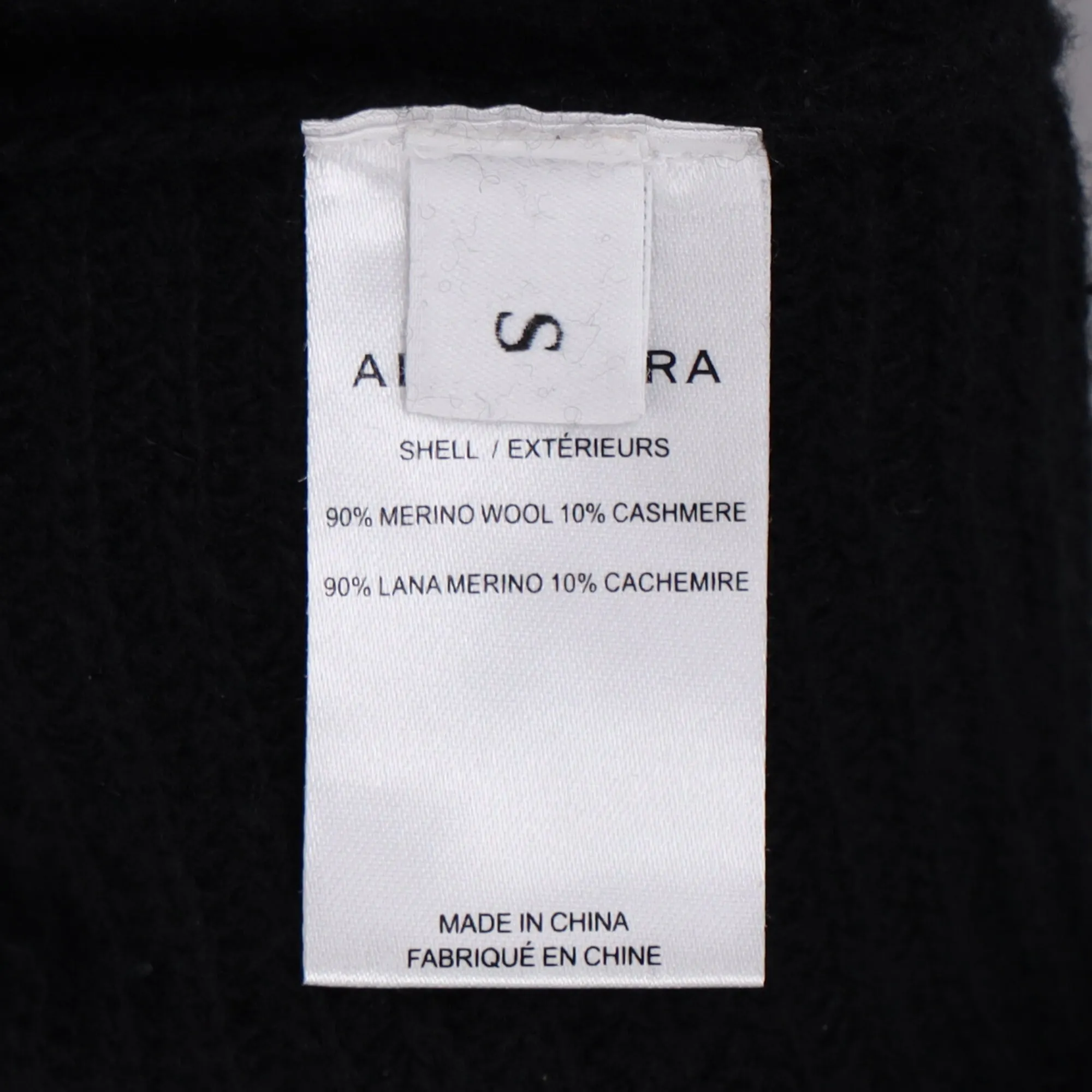 Jupe Longue Altuzarra Foreseti en Cachemire Noir