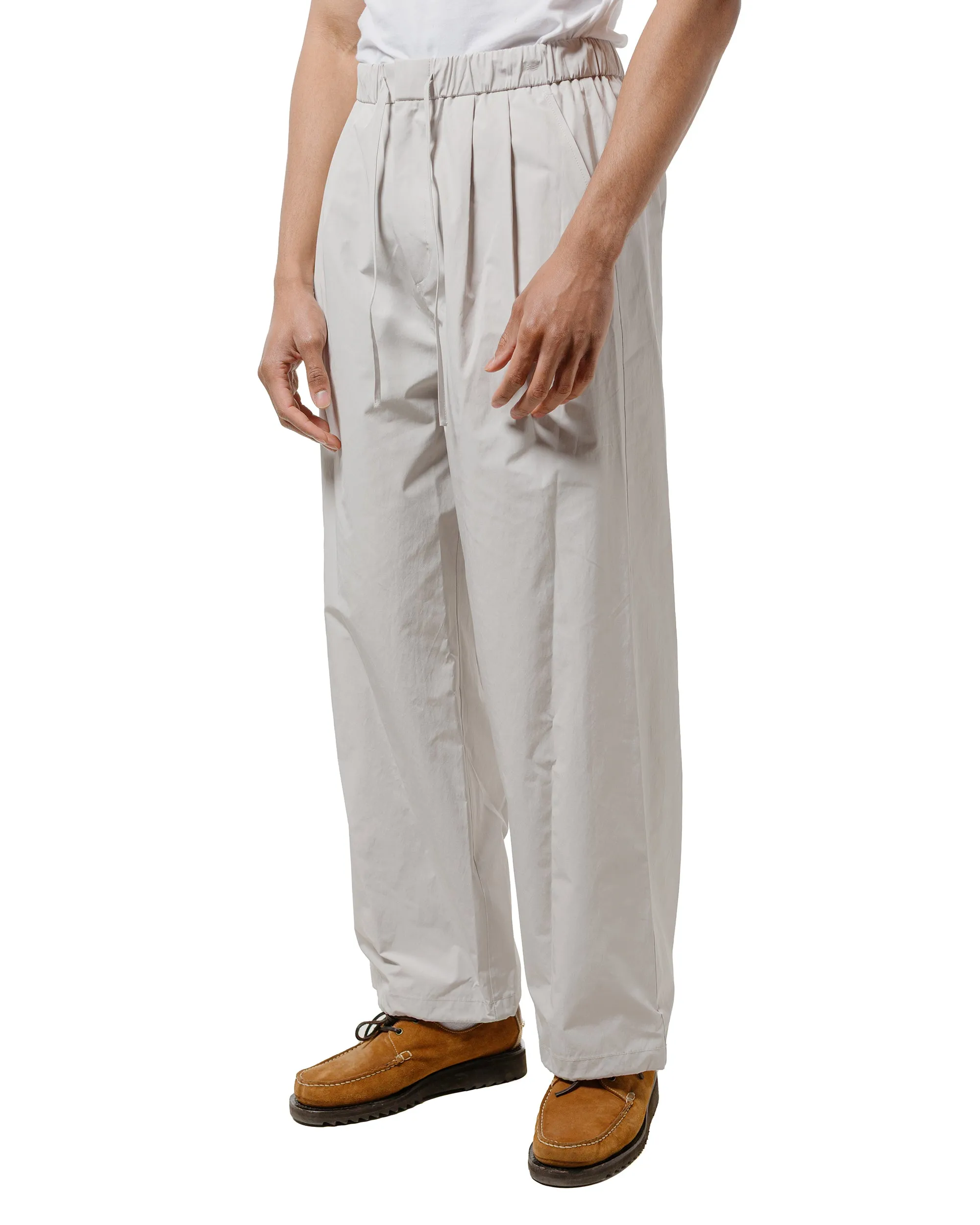 Amomento Drawstring Pants Grey Heel Counter