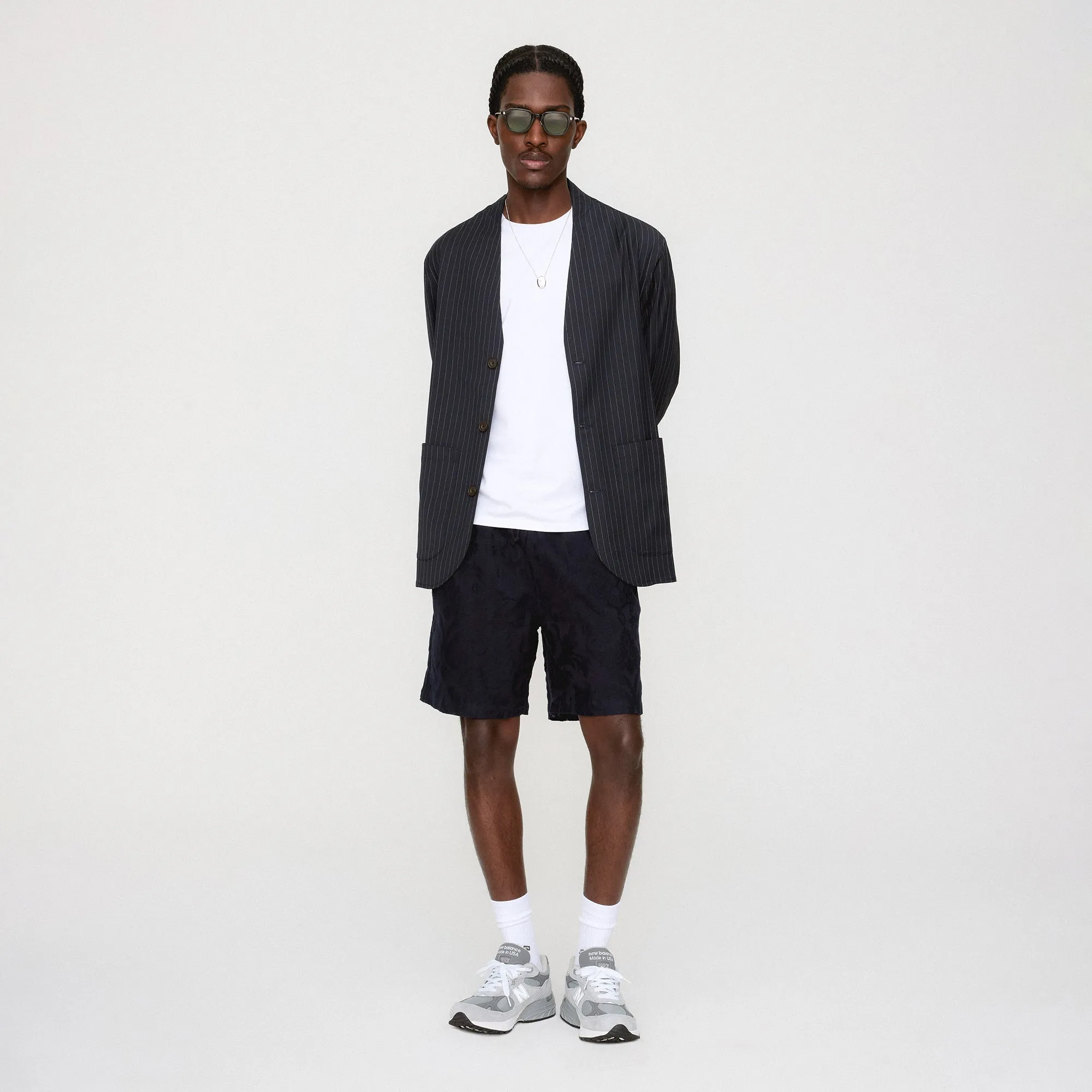 Contemporary Filling &Kin Tropical Wool Zac Blazer - Admiral